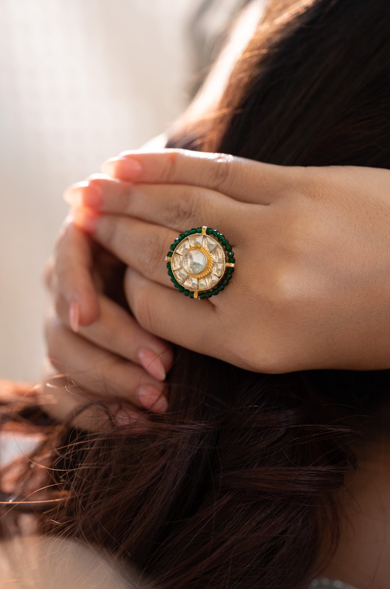 Ira Kundan Ring