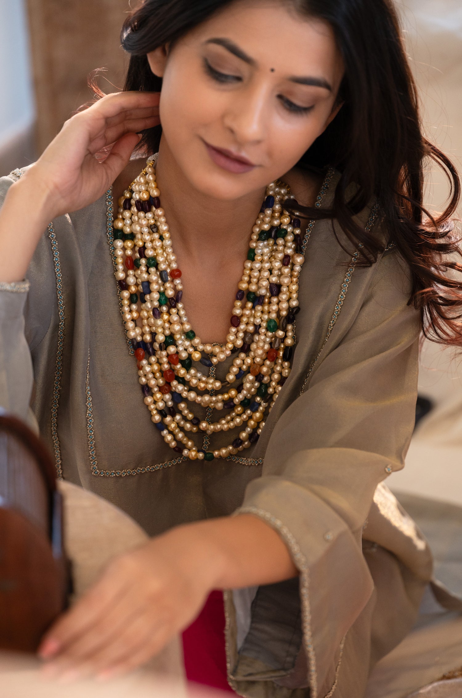 Shobita Multicolored Layered Necklace