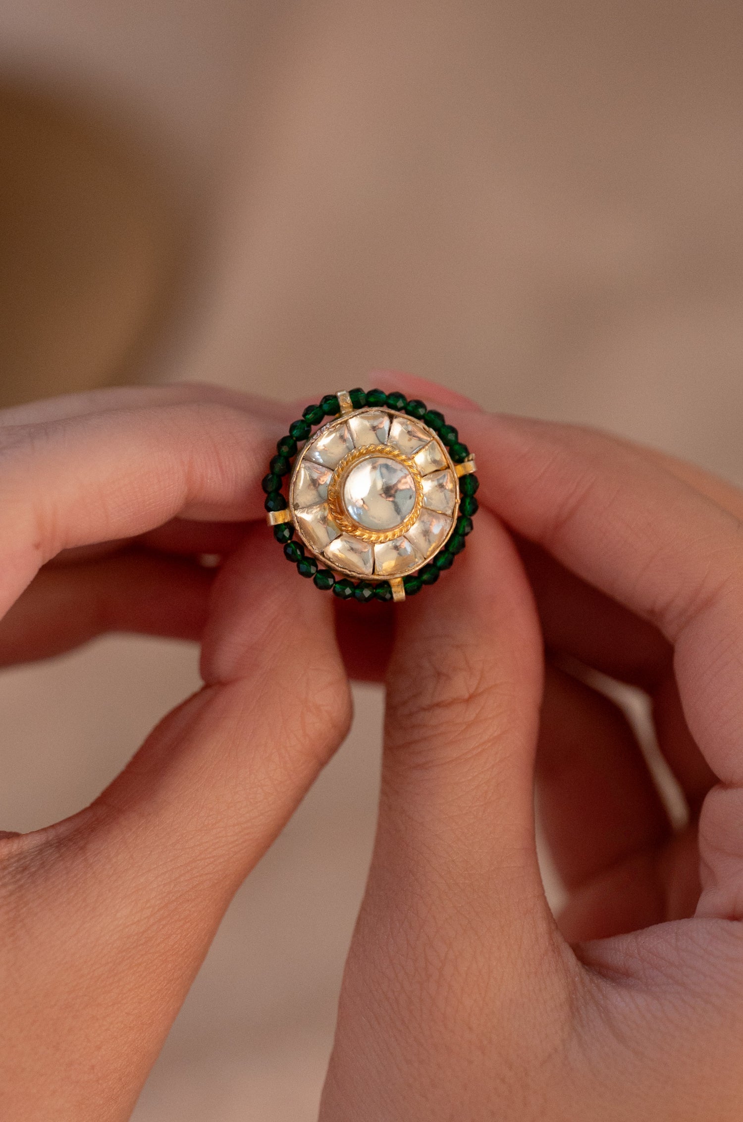 Ira Kundan Ring