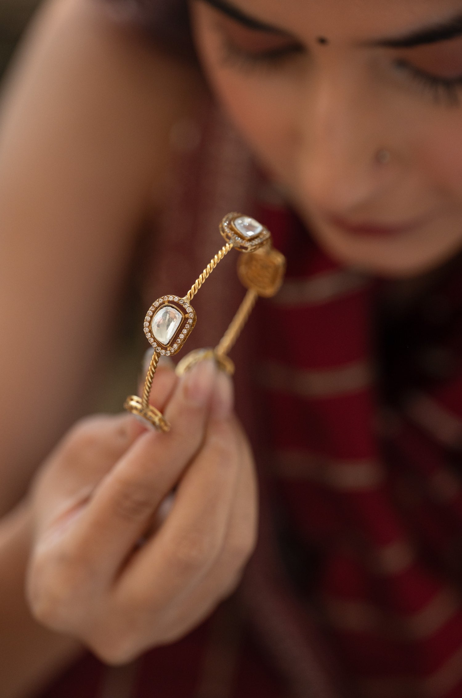 Ashleksha Polki Bangle