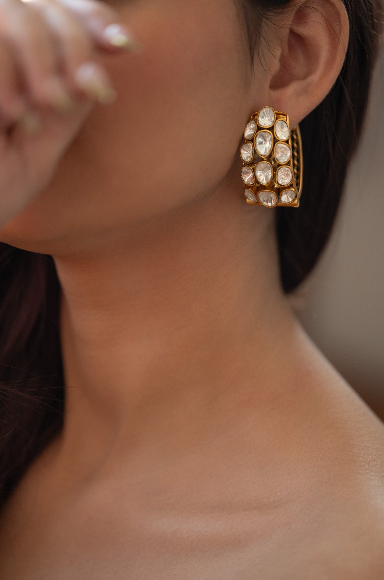Hemani Polki Earrings