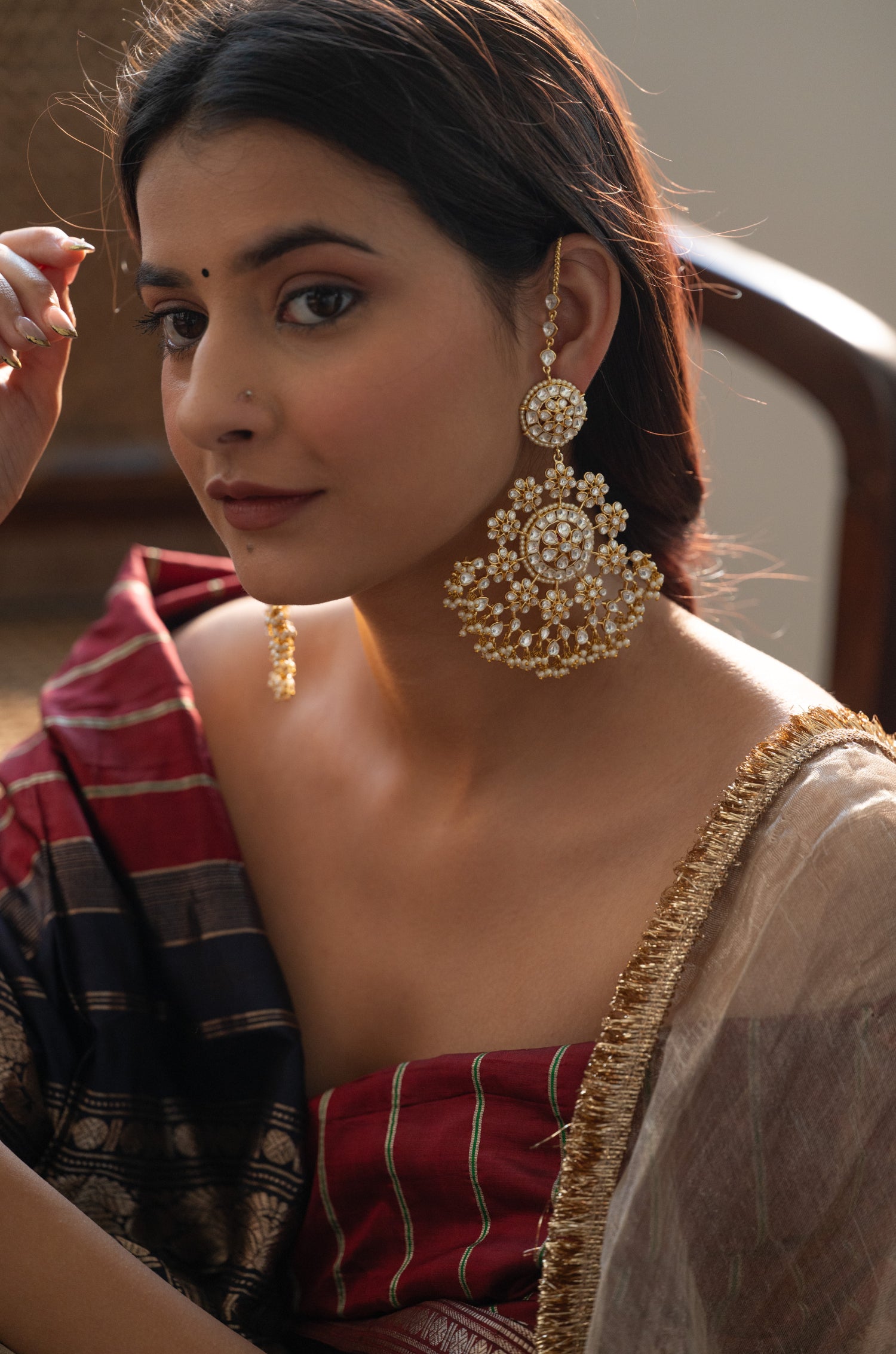 Ruby Polki Earrings