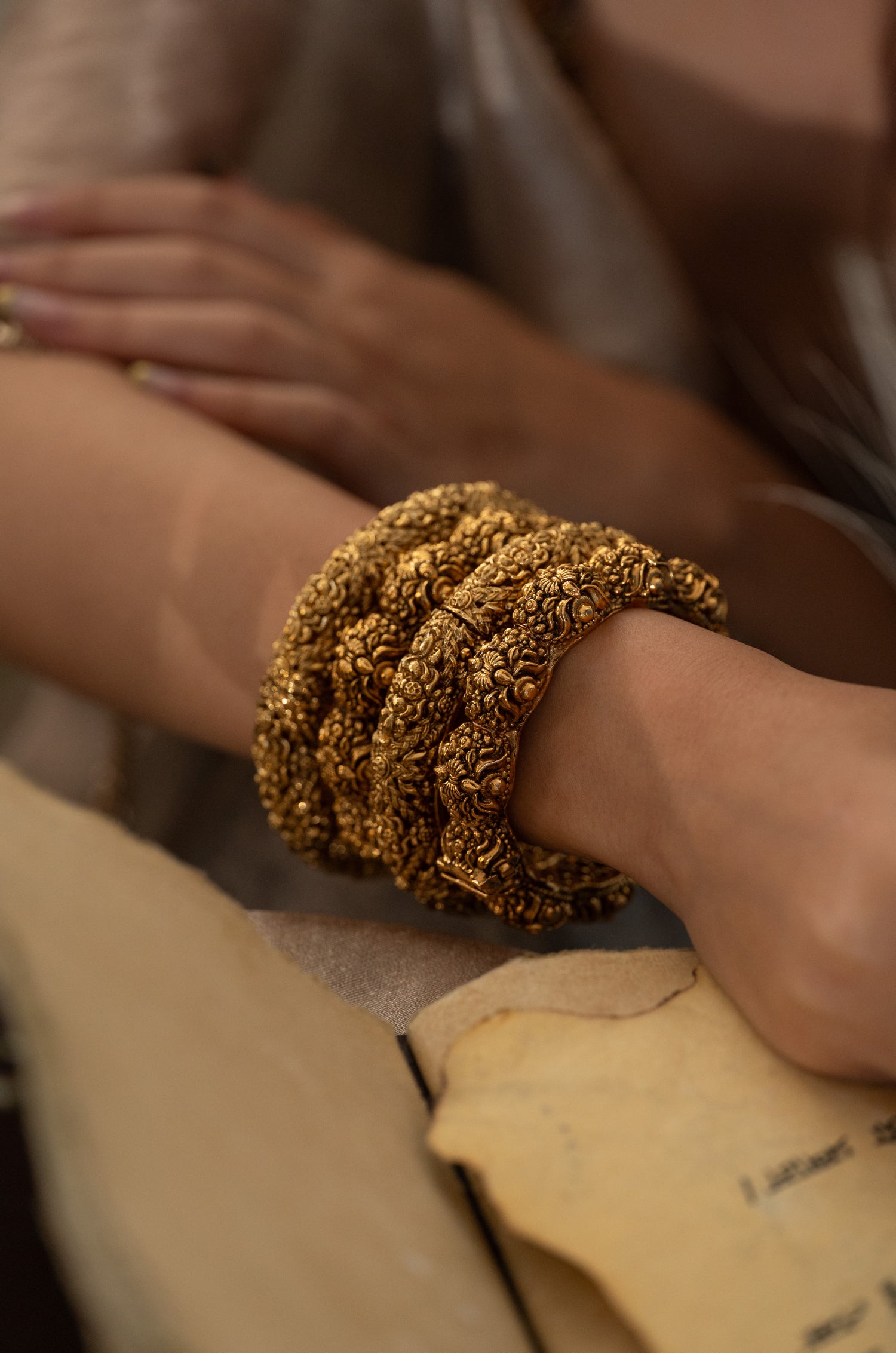 Himanshi Temple Work Bangles