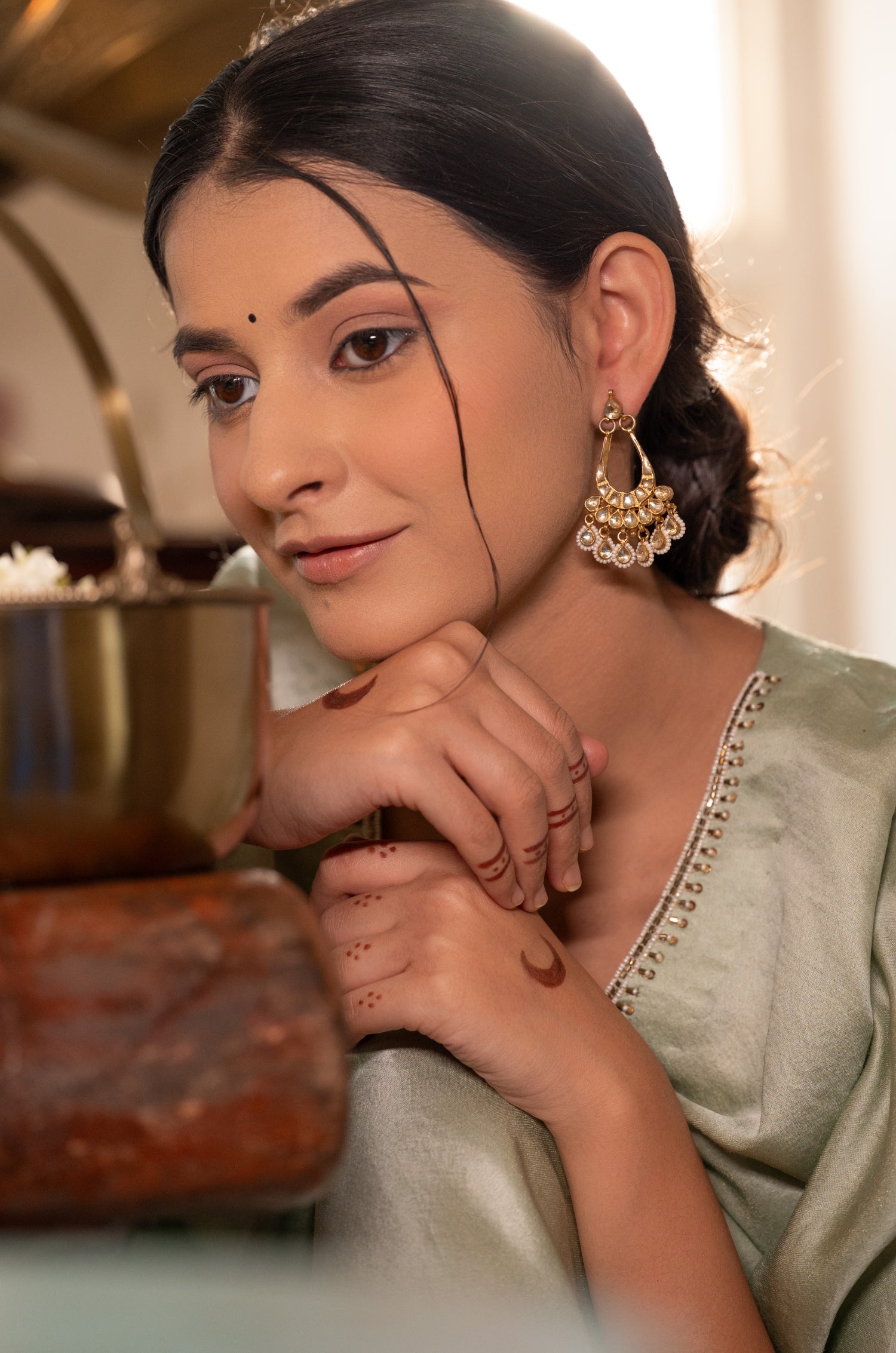 Charvi  Kundan Earrings