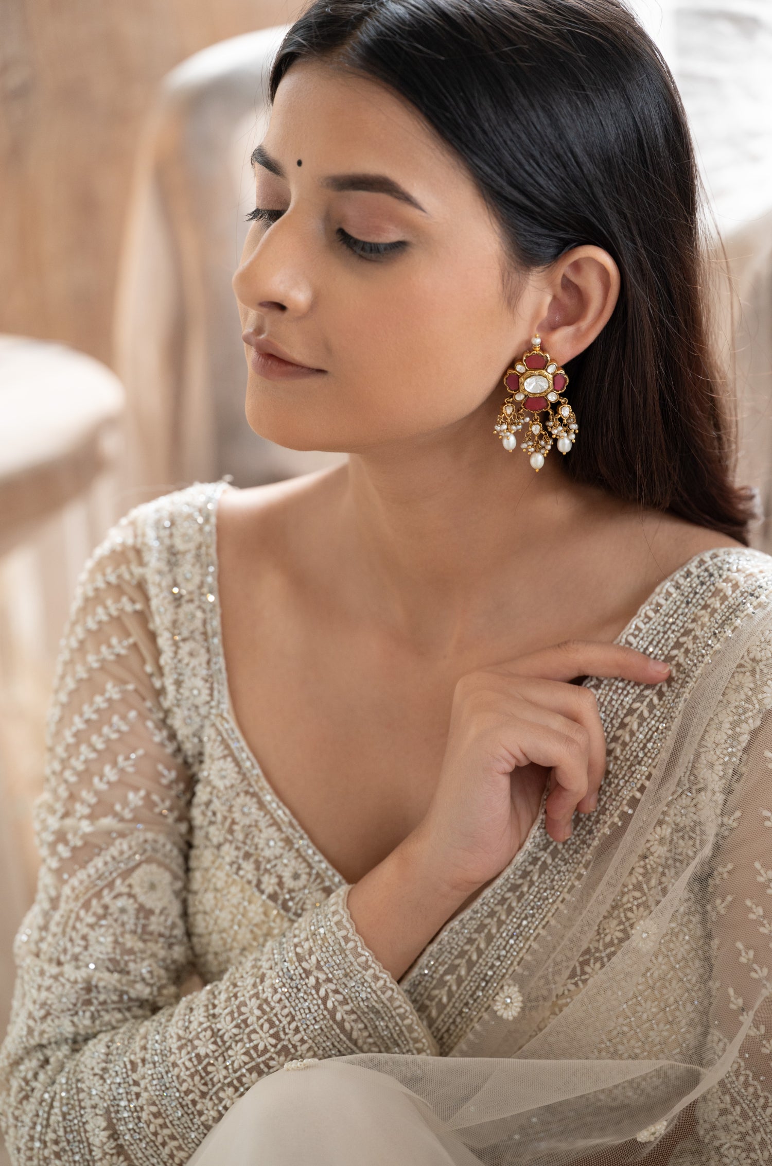 Arunya Fine Silver Studs