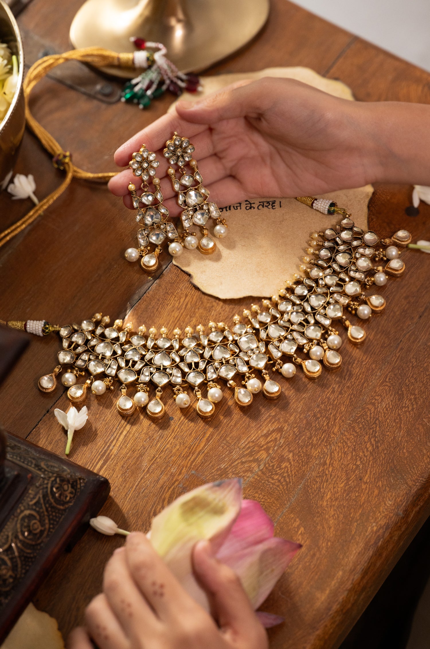Daksha Kundan Choker Necklace Set