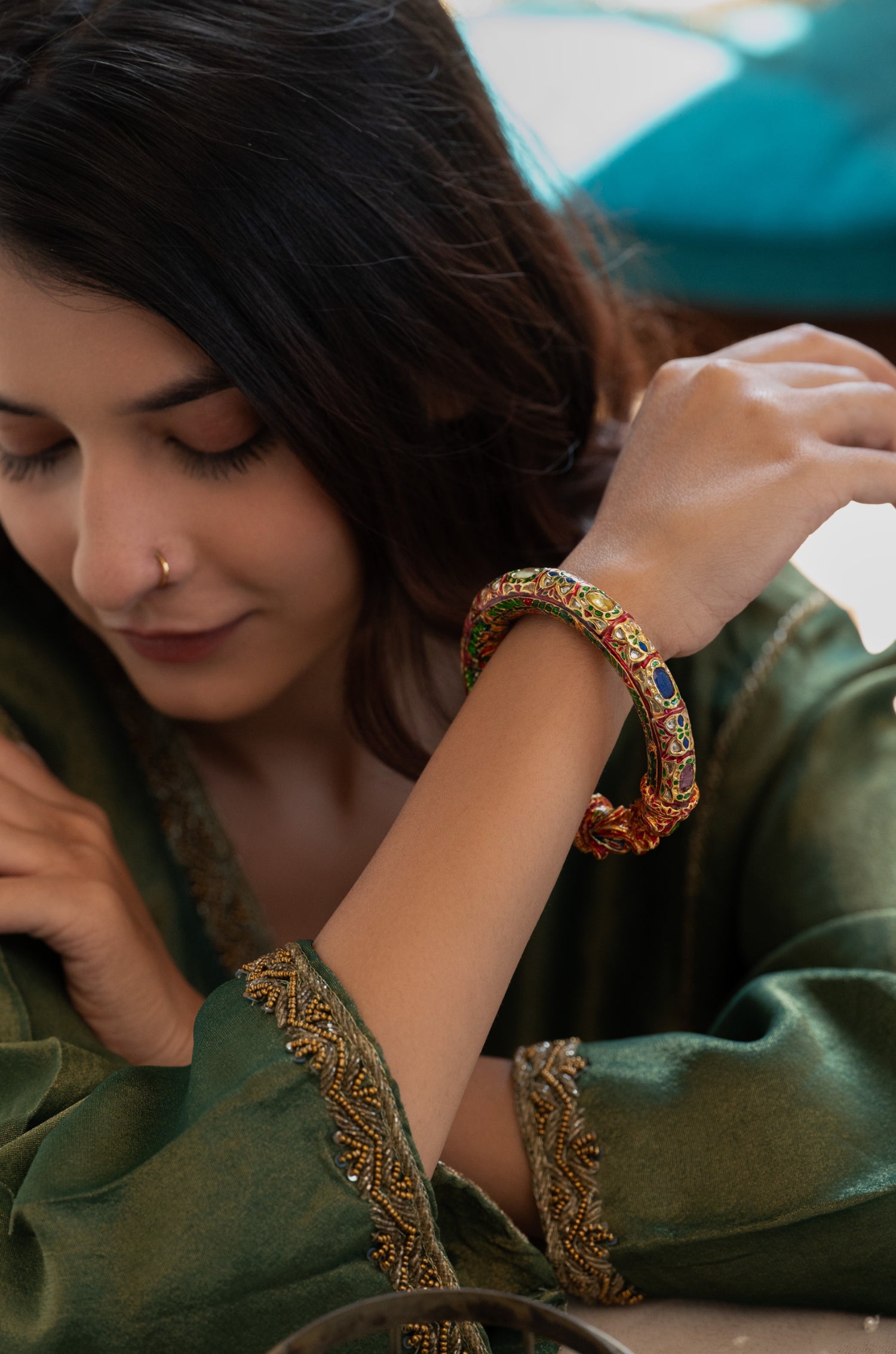 Amilia Multicolored Meenakari Bangle