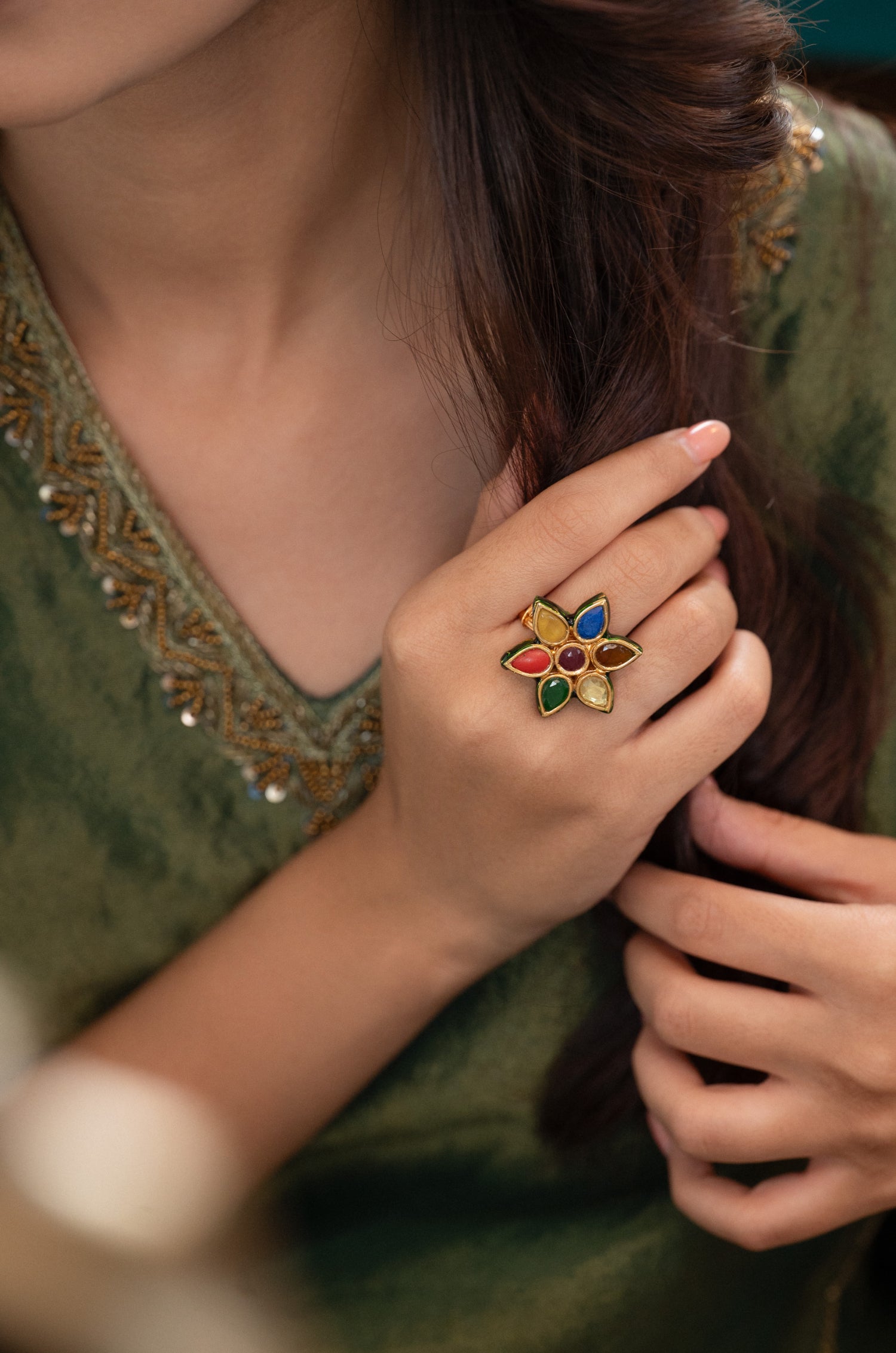 Harnika Navrattan Ring