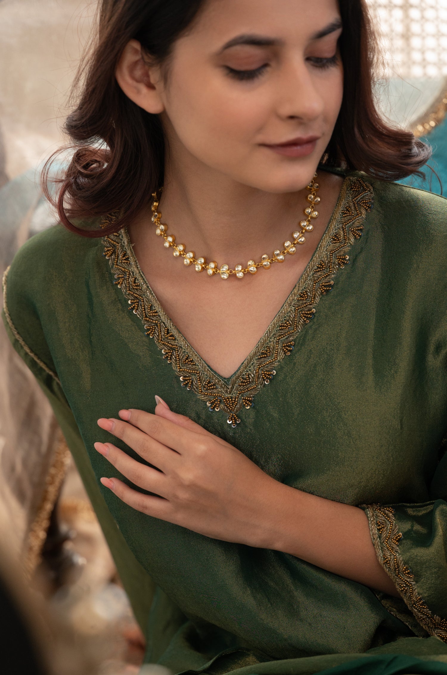 Ahana Kundan Necklace