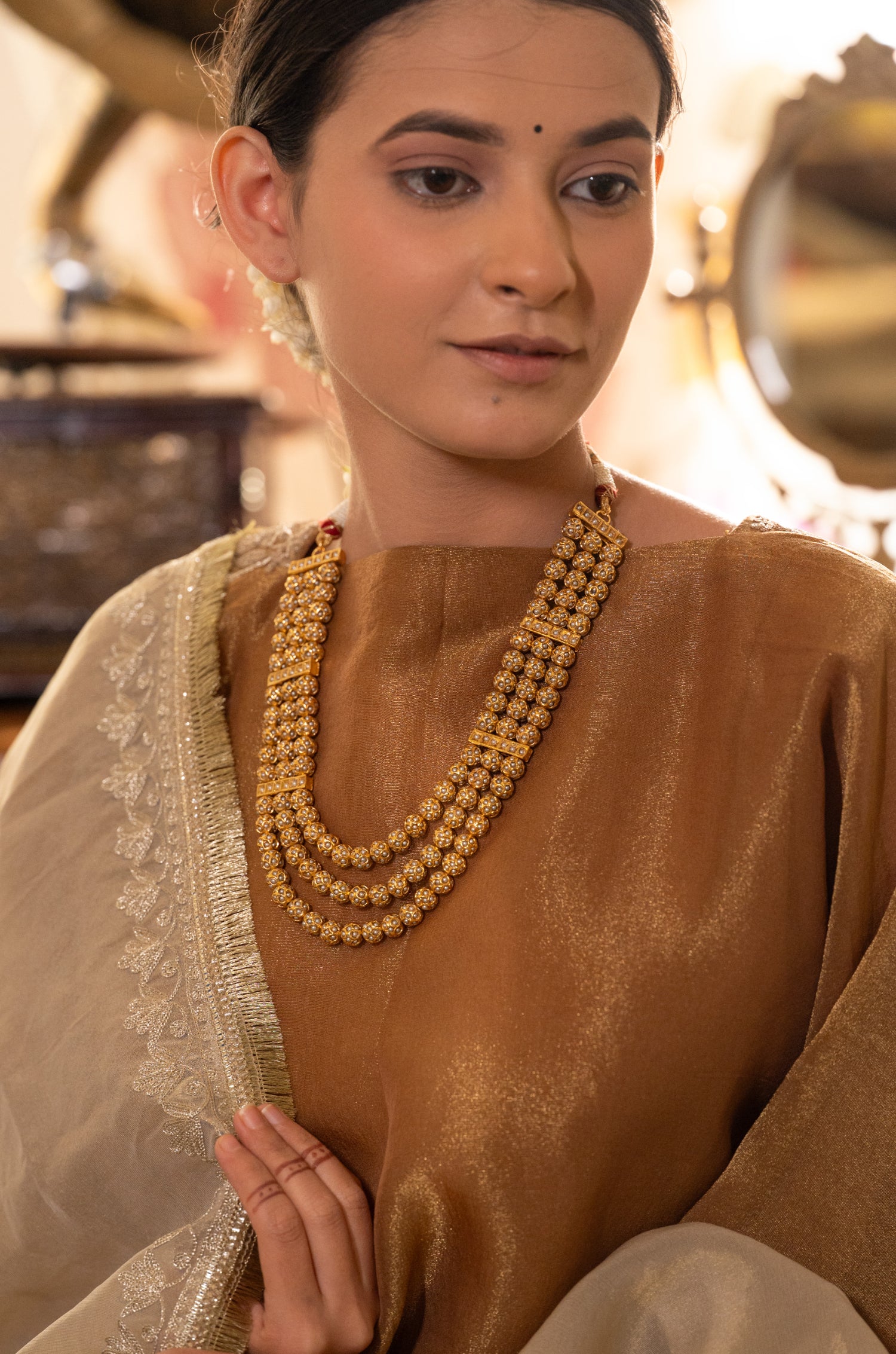 Faina Jadau Necklace