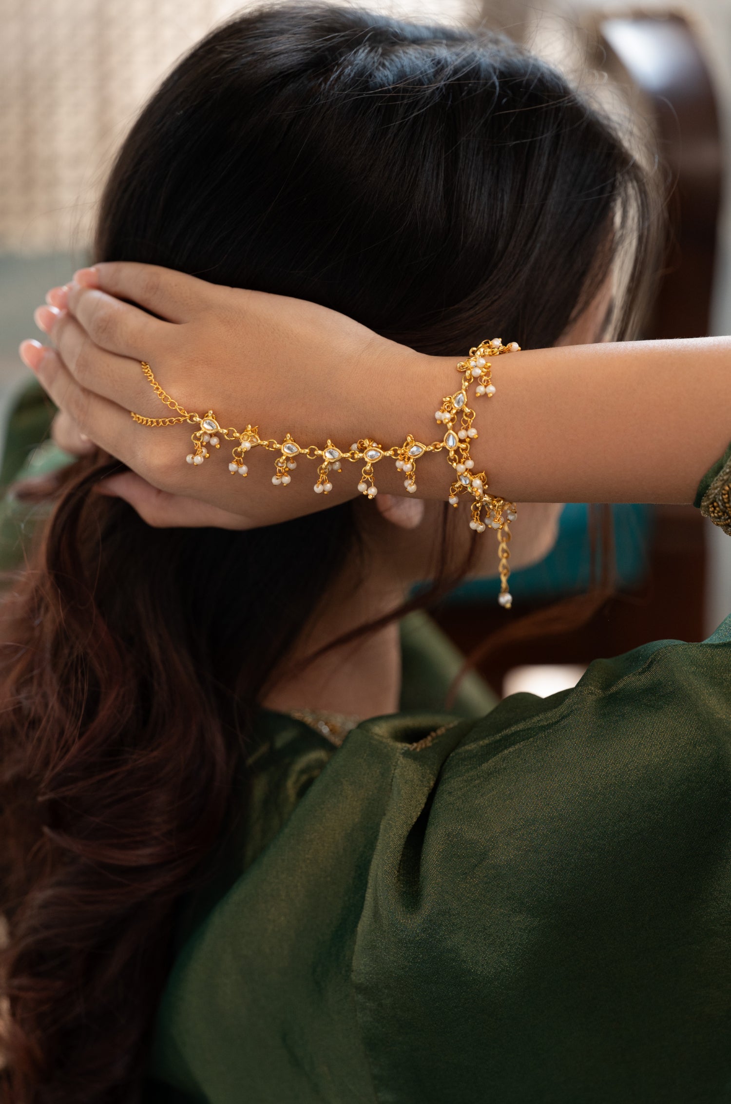Vedika Kundan And Pearl Hathphool