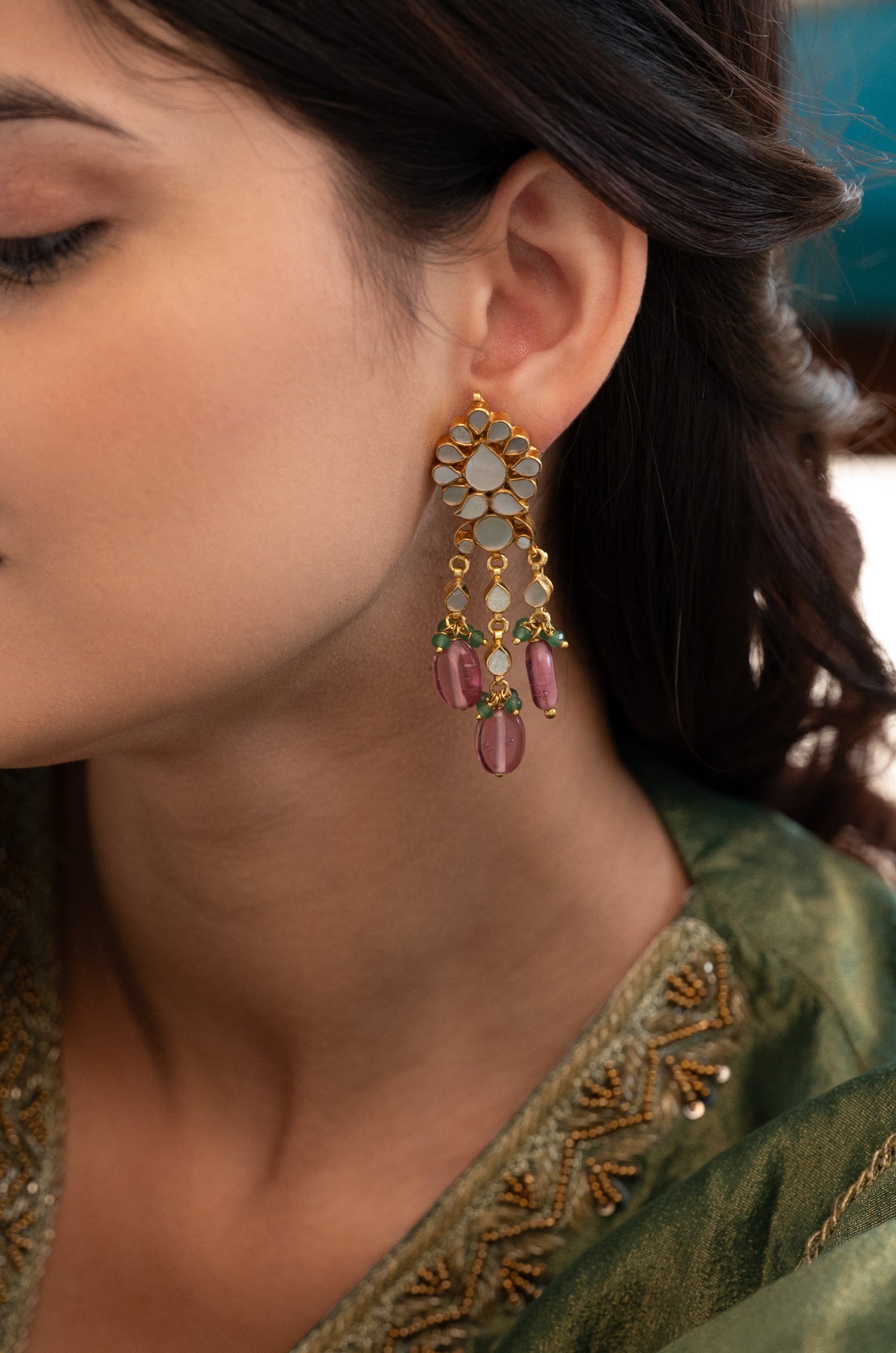 Ravisa Mother of Pearl Earrings