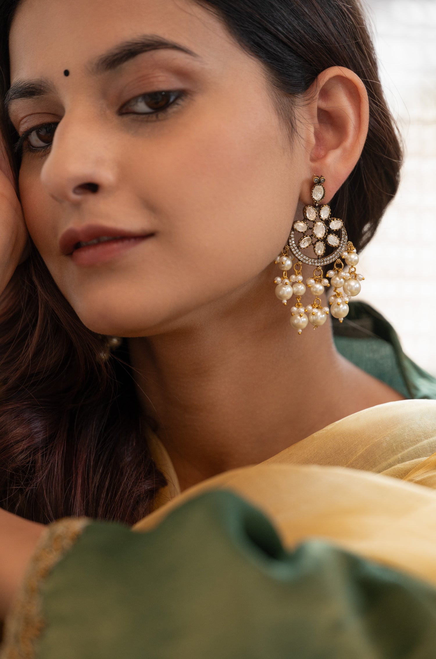 Idika Victoian Polki Earrings