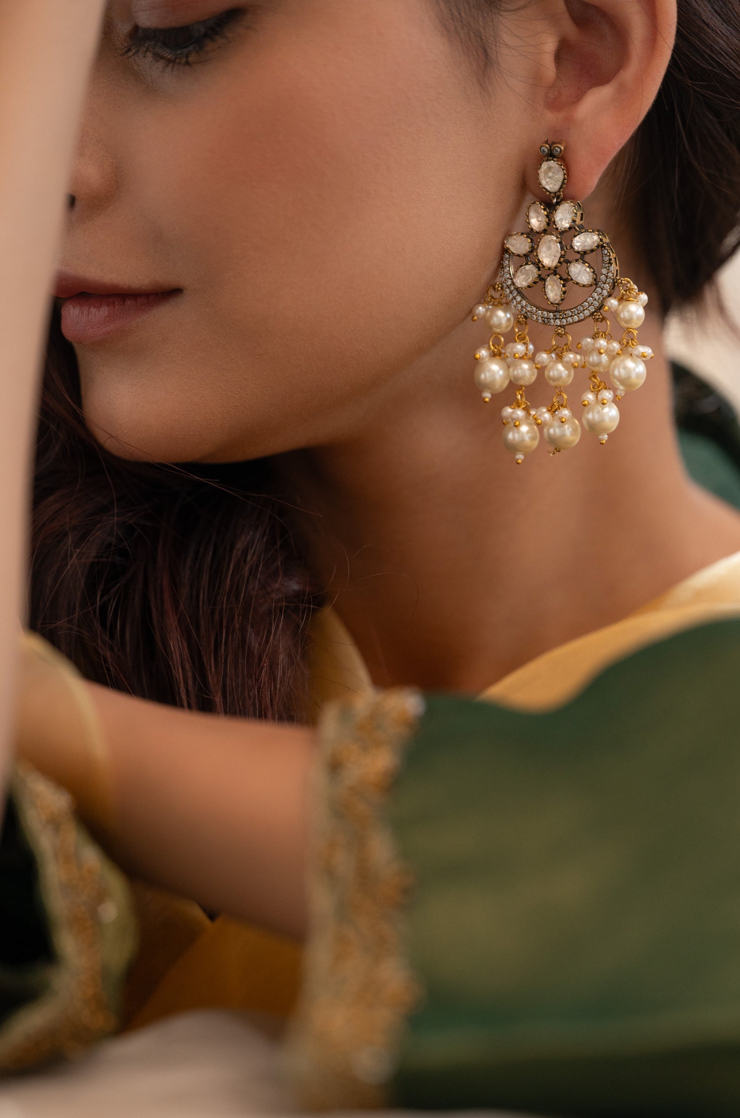 Idika Victoian Polki Earrings