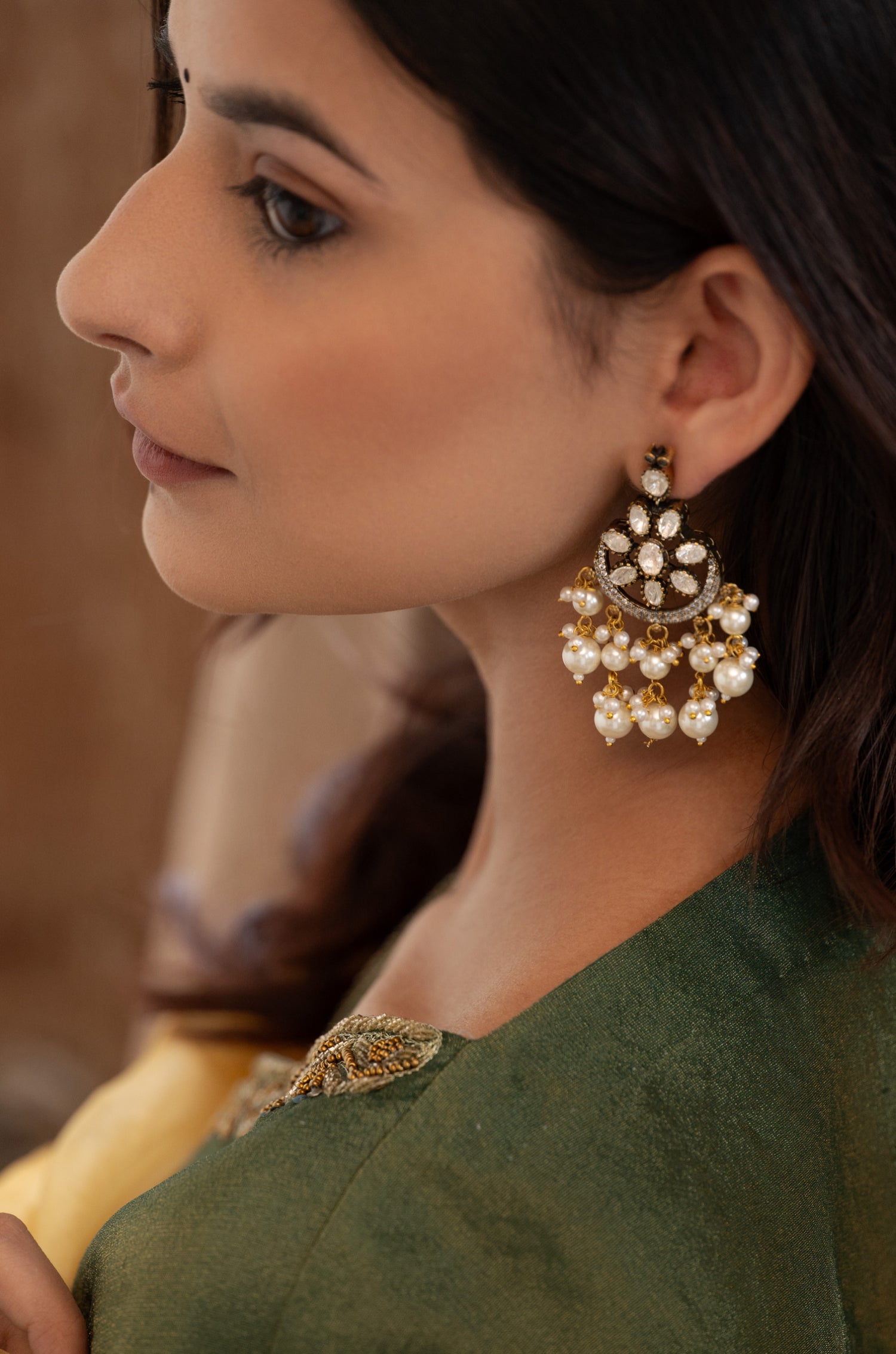 Idika Victoian Polki Earrings