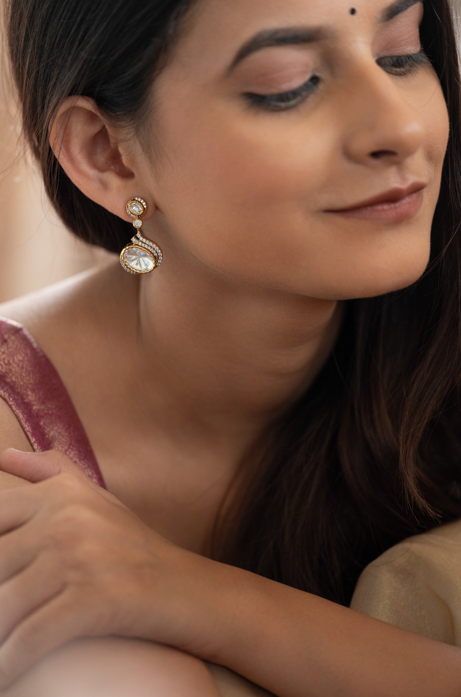 Ayesha Polki Earrings