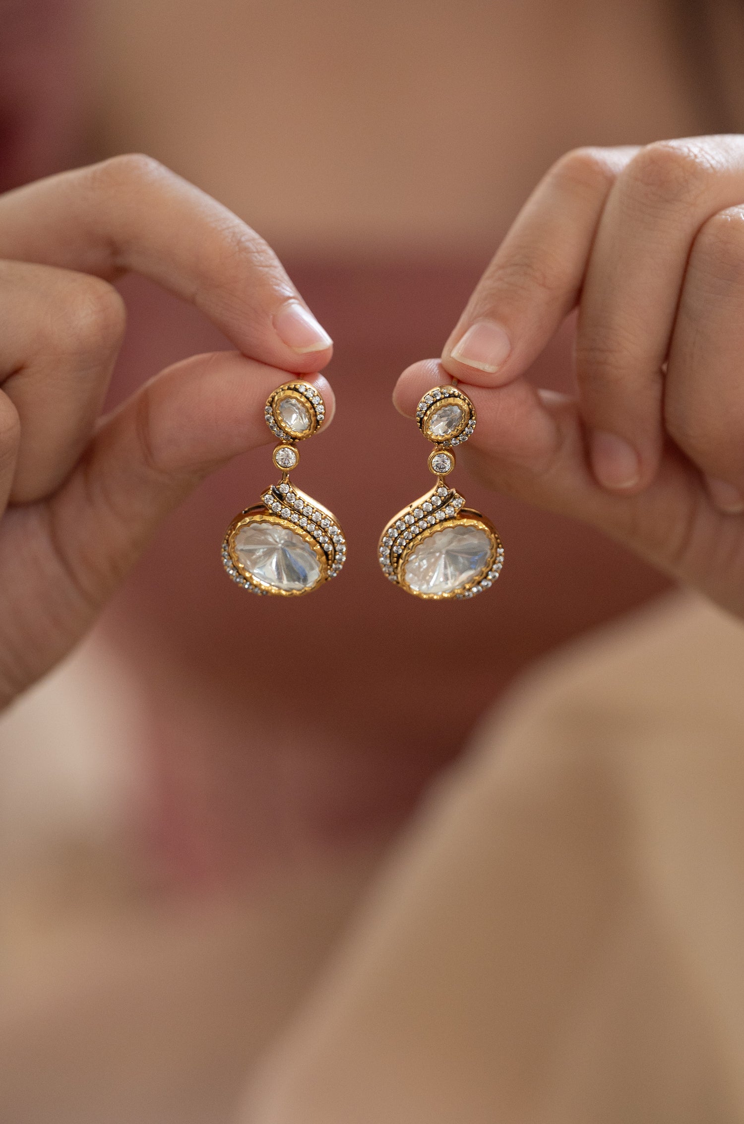 Ayesha Polki Earrings