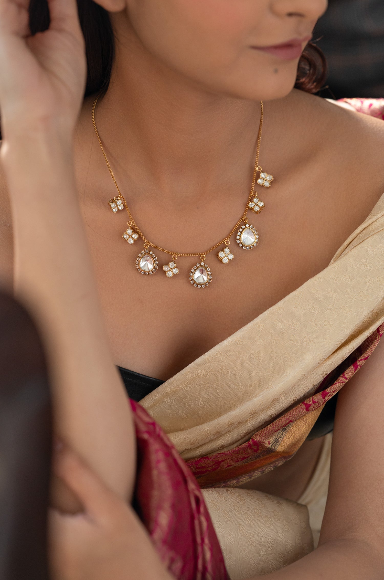 Giva Polki Necklace Set