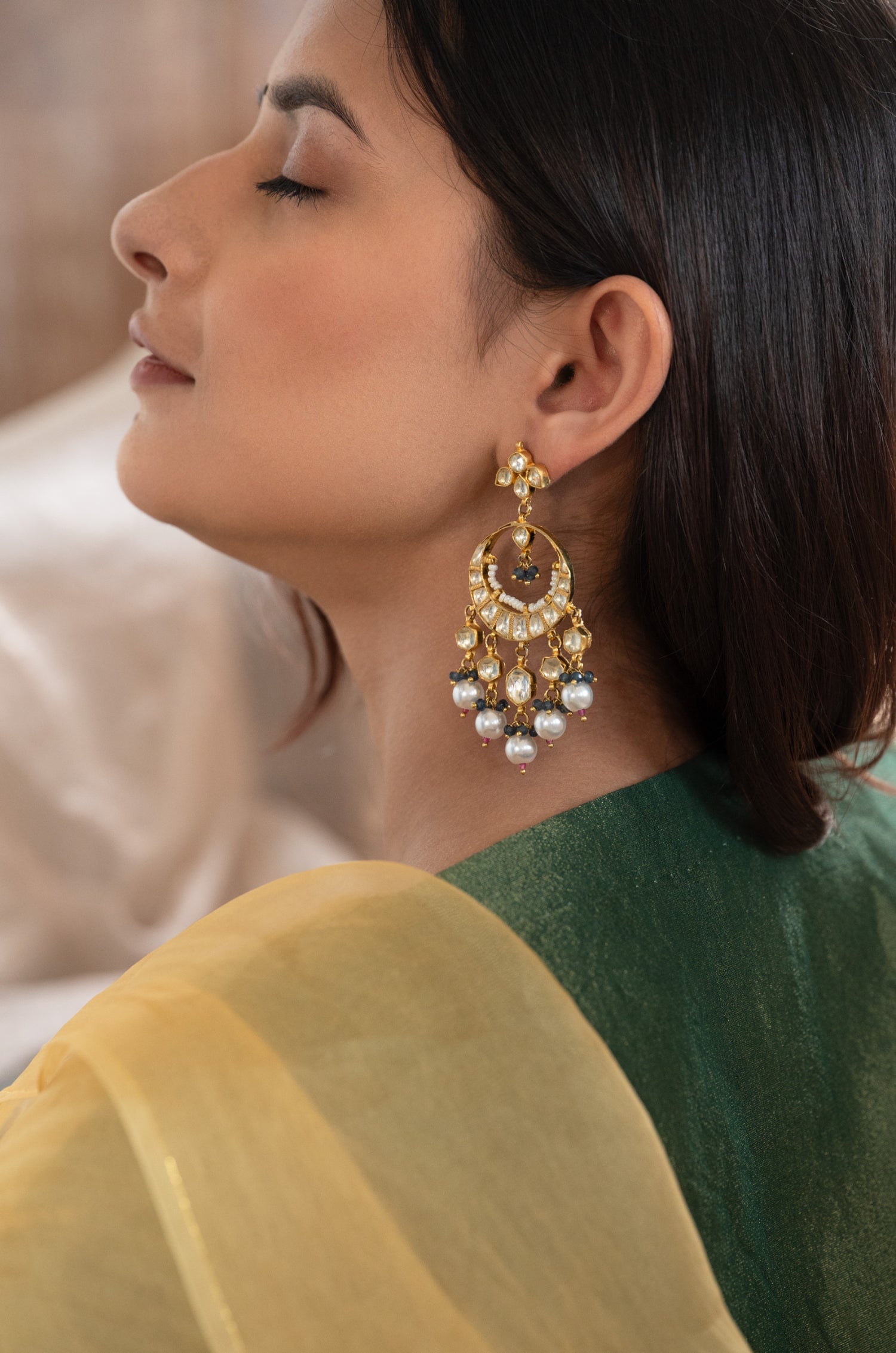 Hansika Kundan Earrings
