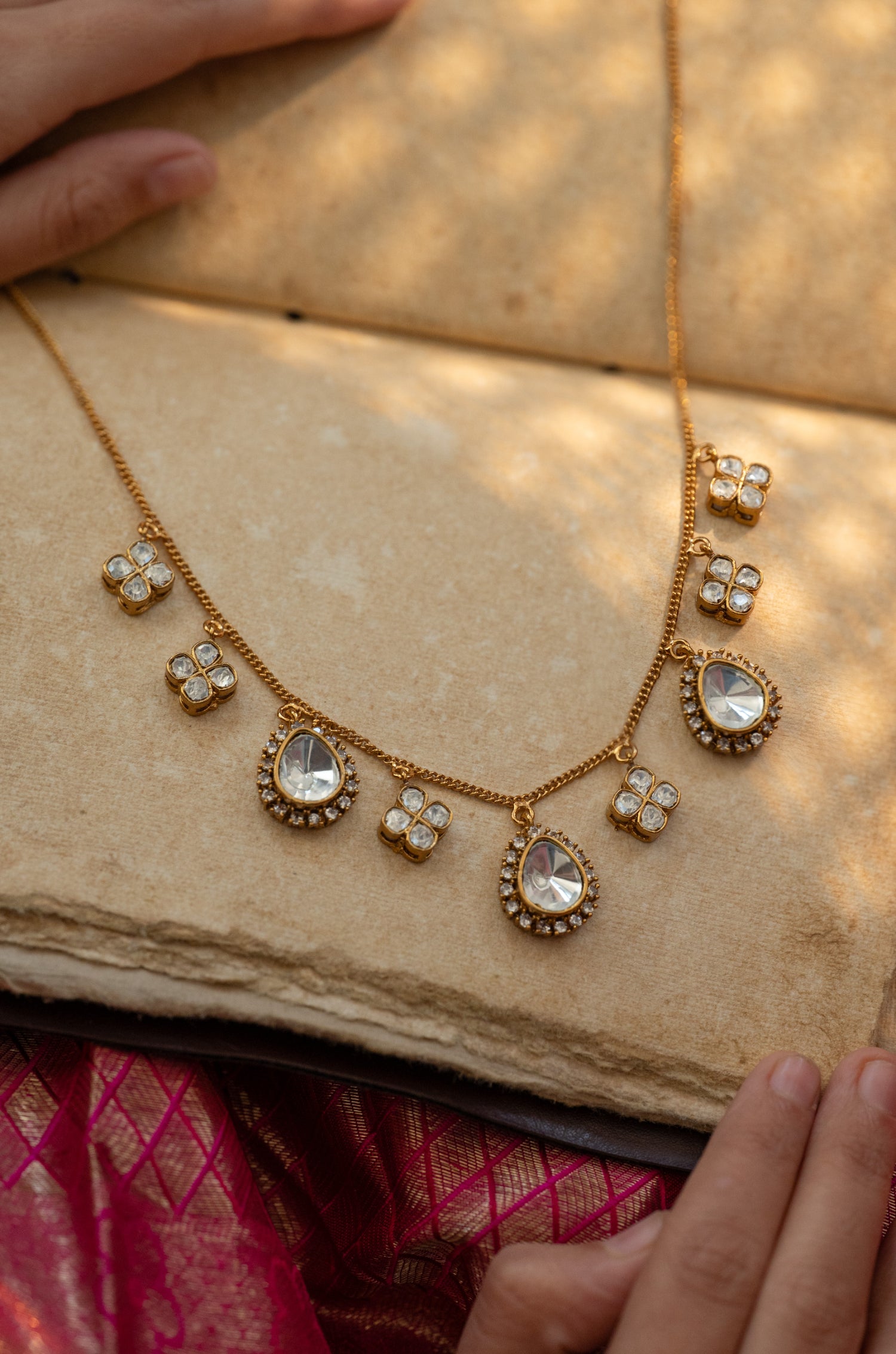 Giva Polki Necklace Set