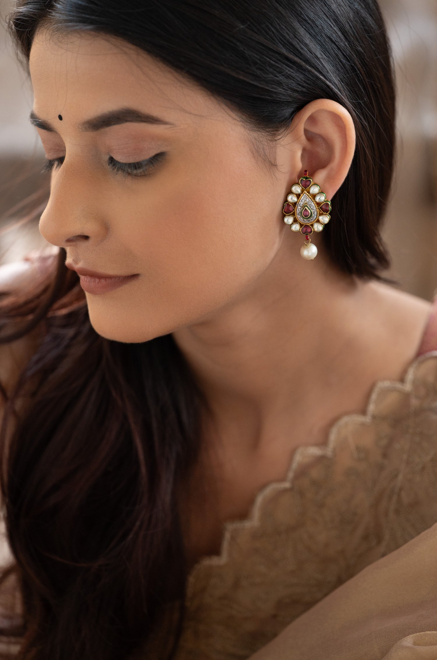 Inaya Kundan Earrings
