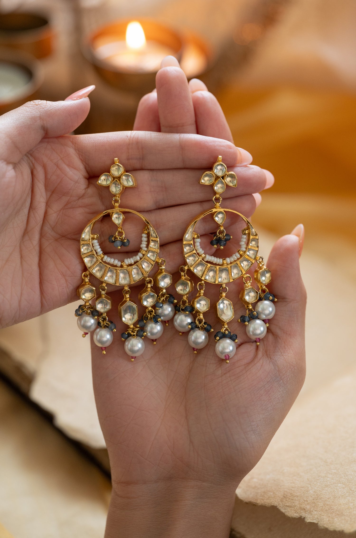 Hansika Kundan Earrings
