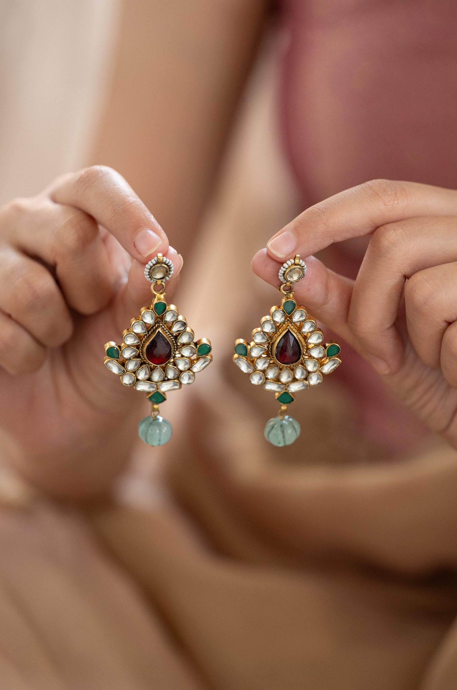 Meher Kundan Earrings