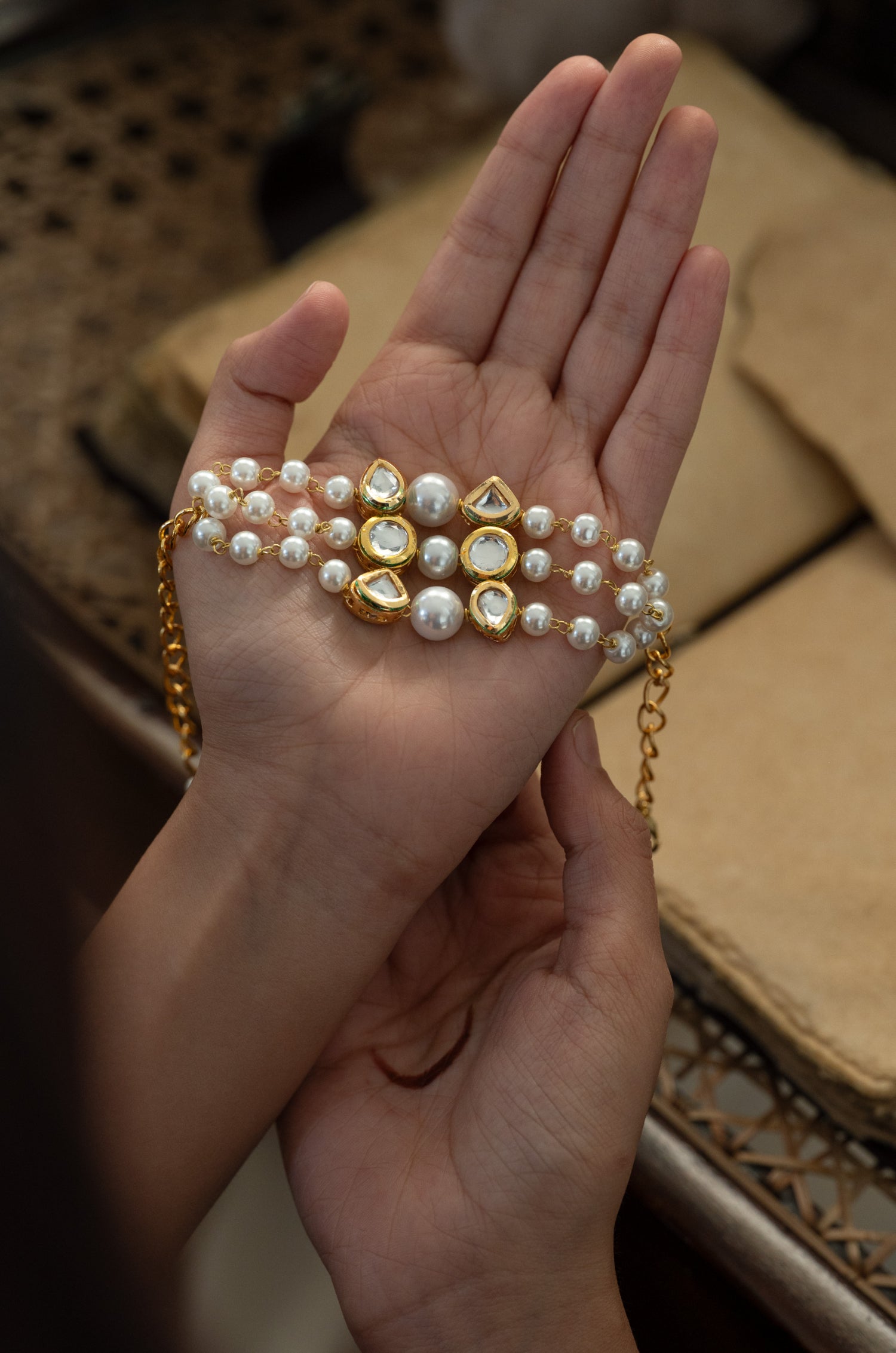 Asima Kundan Bracelet