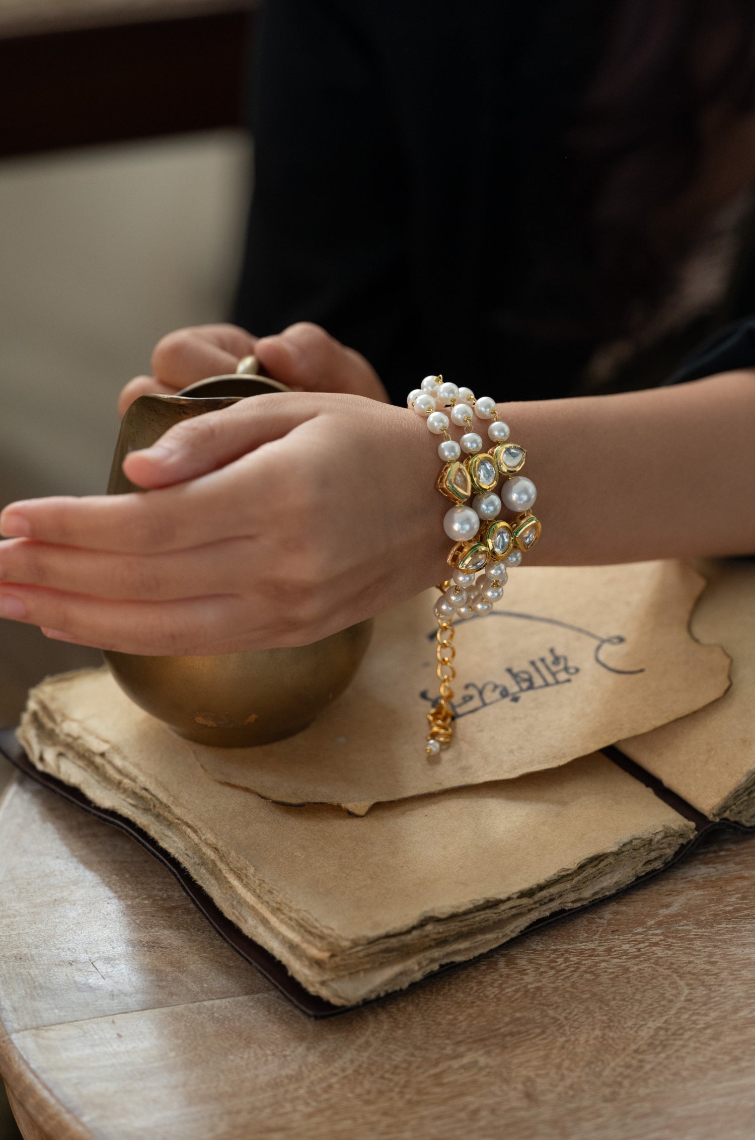 Asima Kundan Bracelet