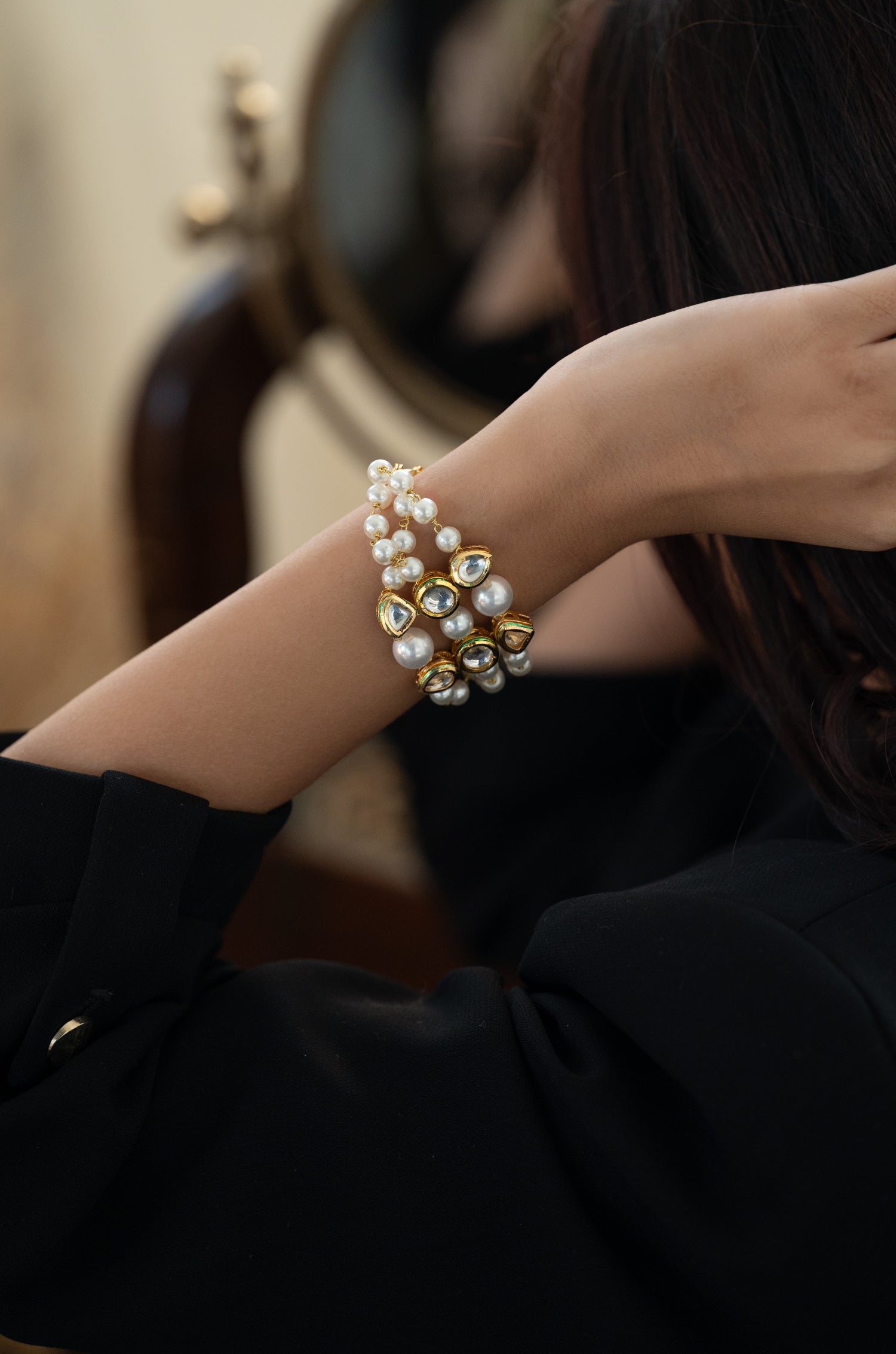 Asima Kundan Bracelet