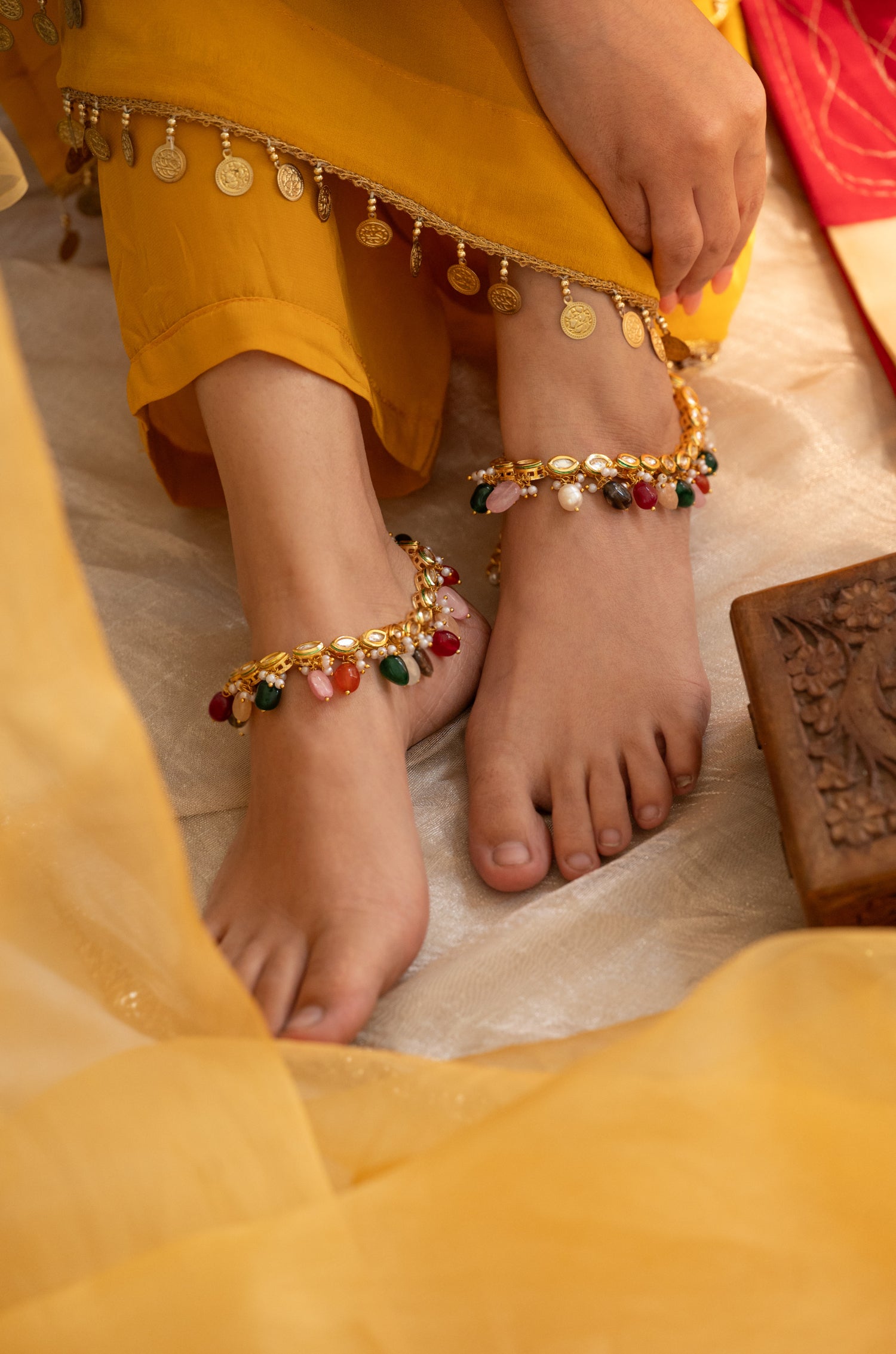 Anamika Kundan Anklets