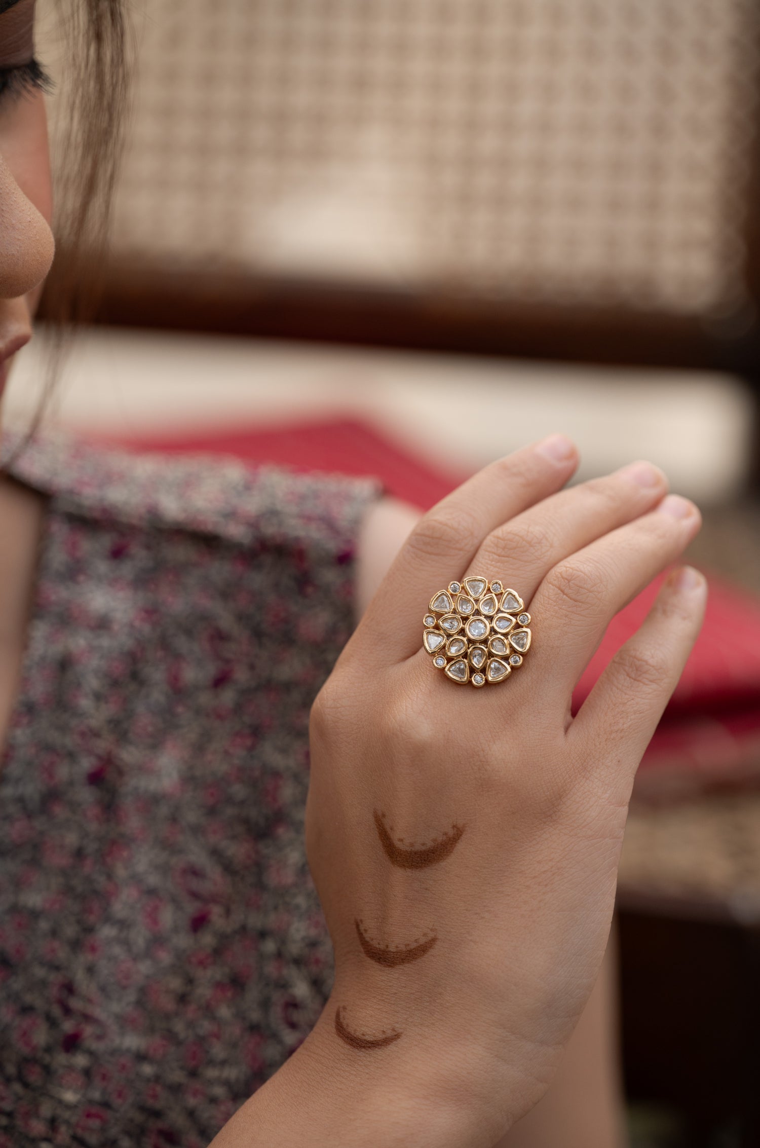 Rishi Polki Ring