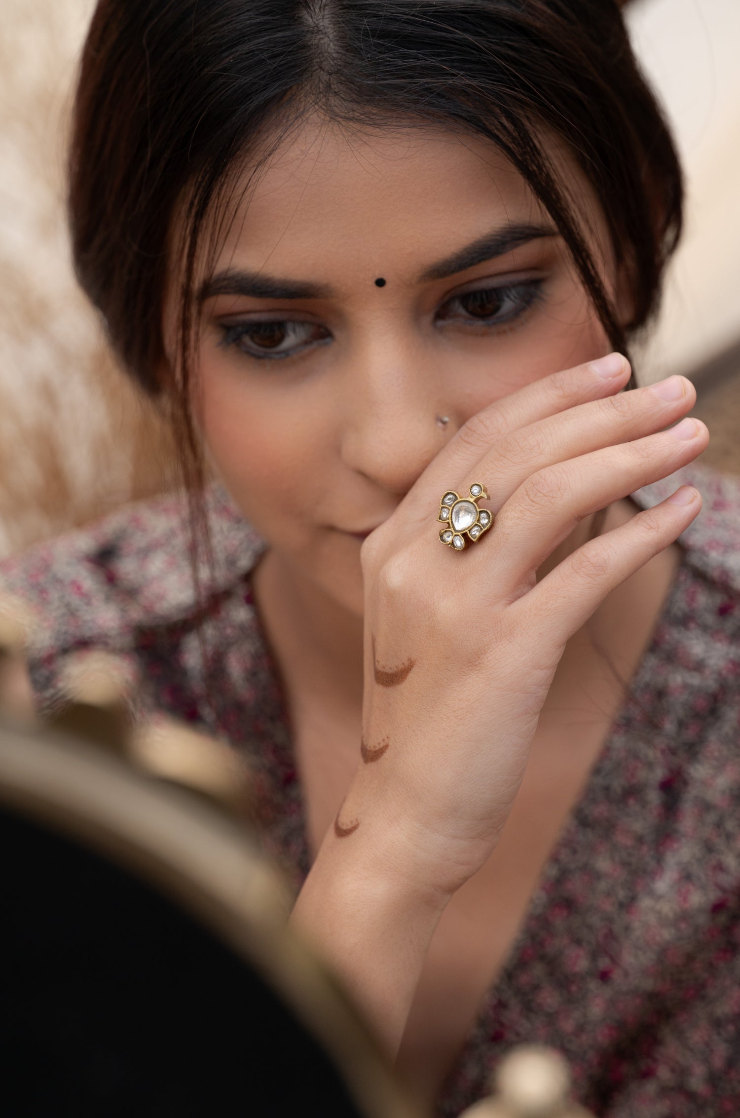 Abisha Kundan Ring