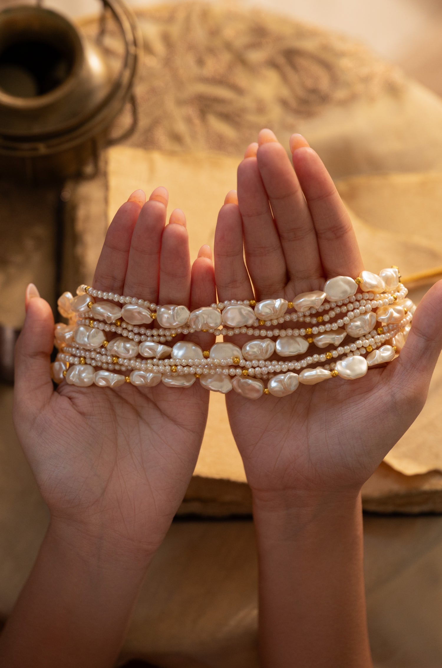 Manyata Pearl Choker Necklace