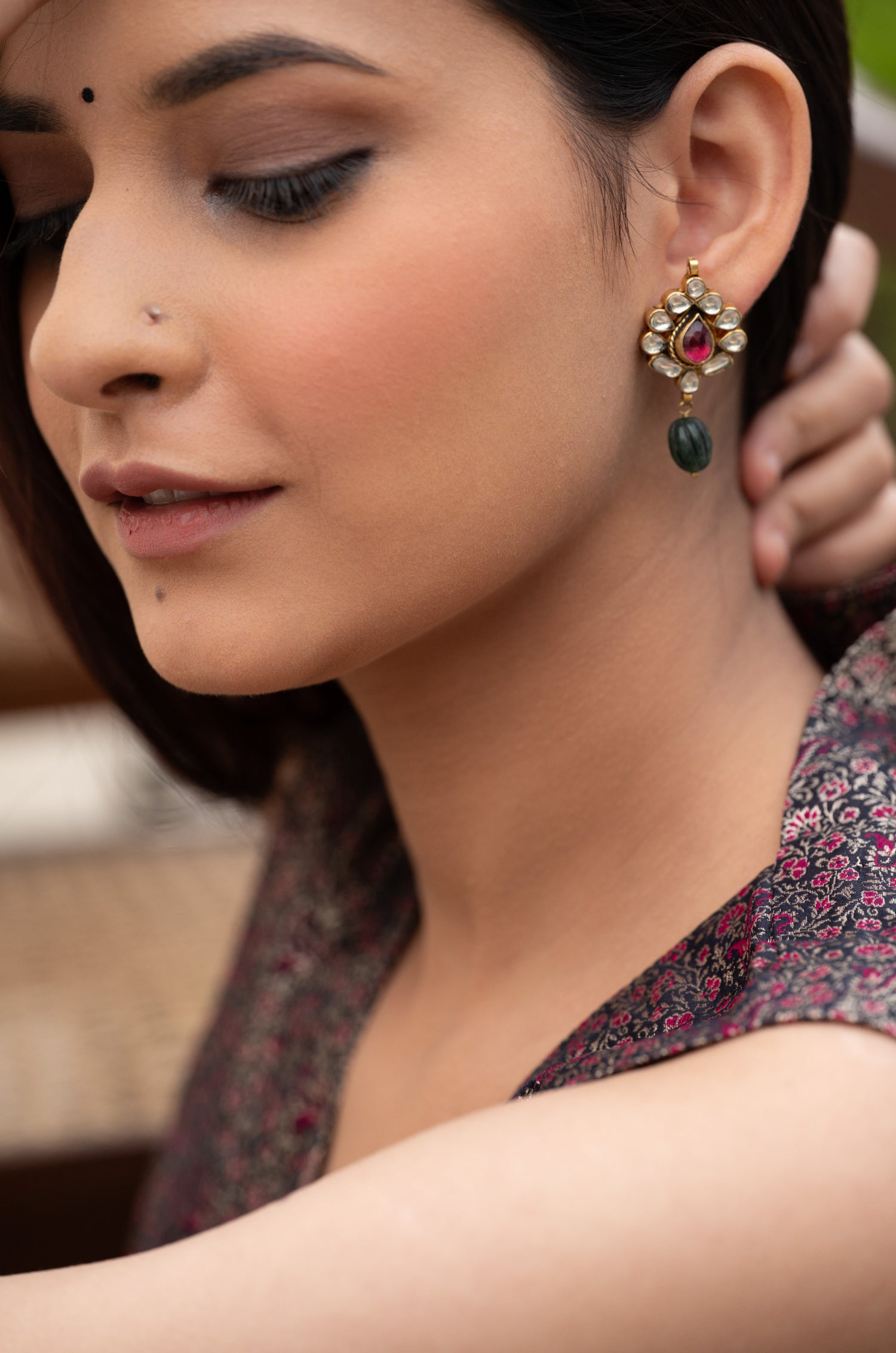 Ridhi Kundan Earrings