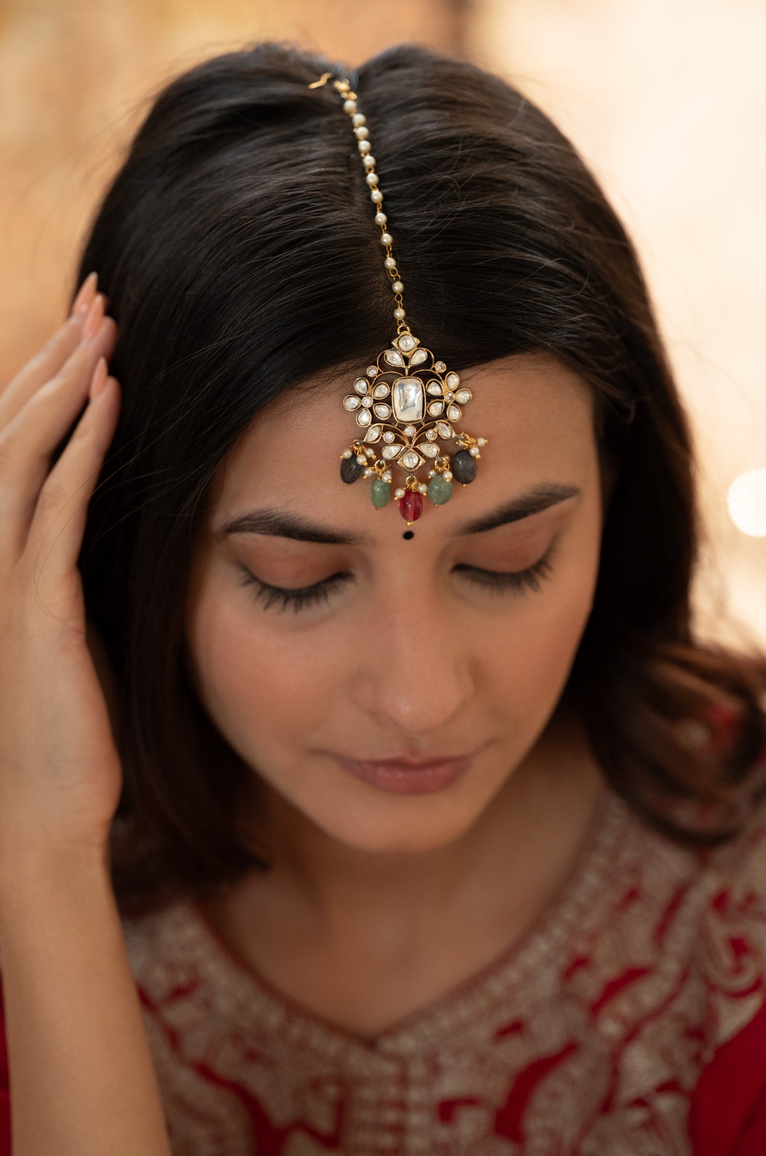 Lavanya Polki Maang Tikka