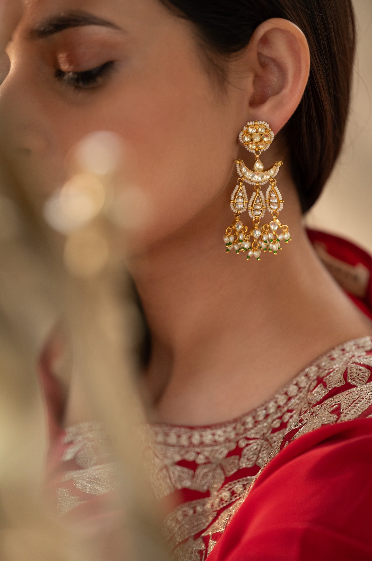 Lavanya Kundan Earrings