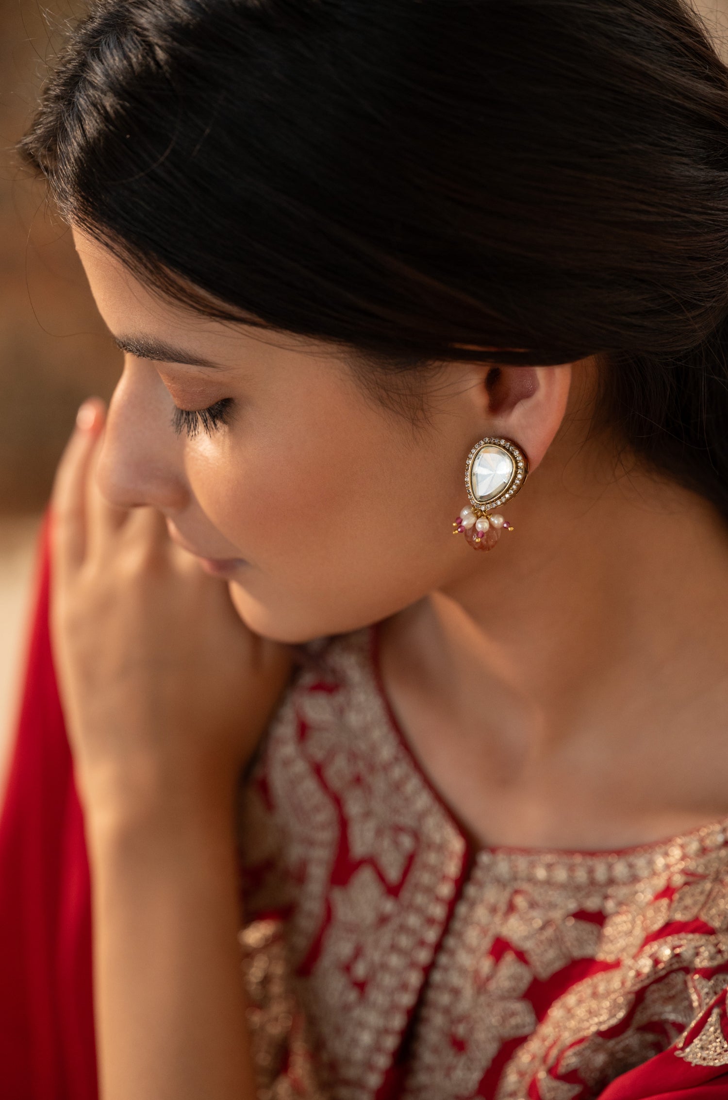 Peehu Polki Earrings