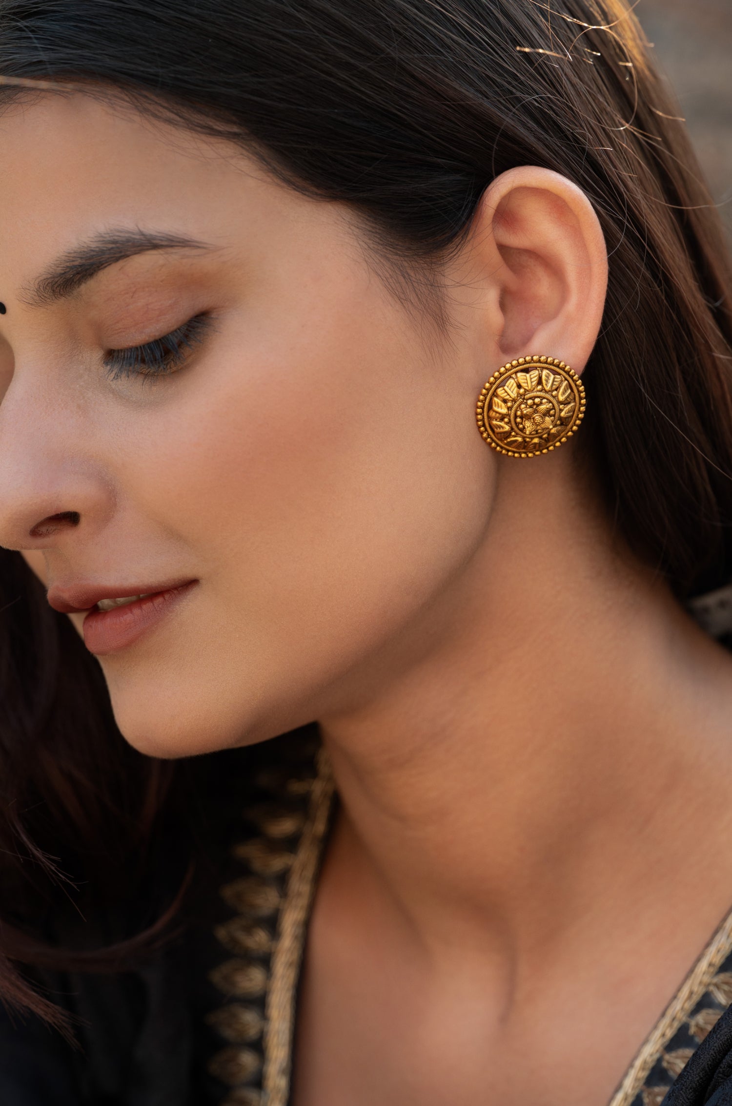 Chaitali Temple Studs