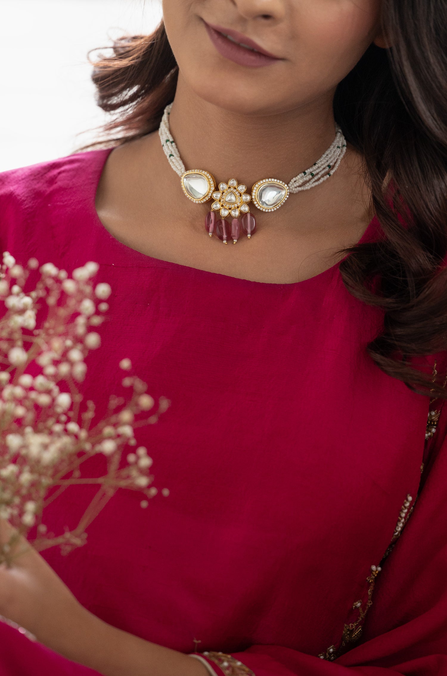 Kaveri Polki Choker Necklace