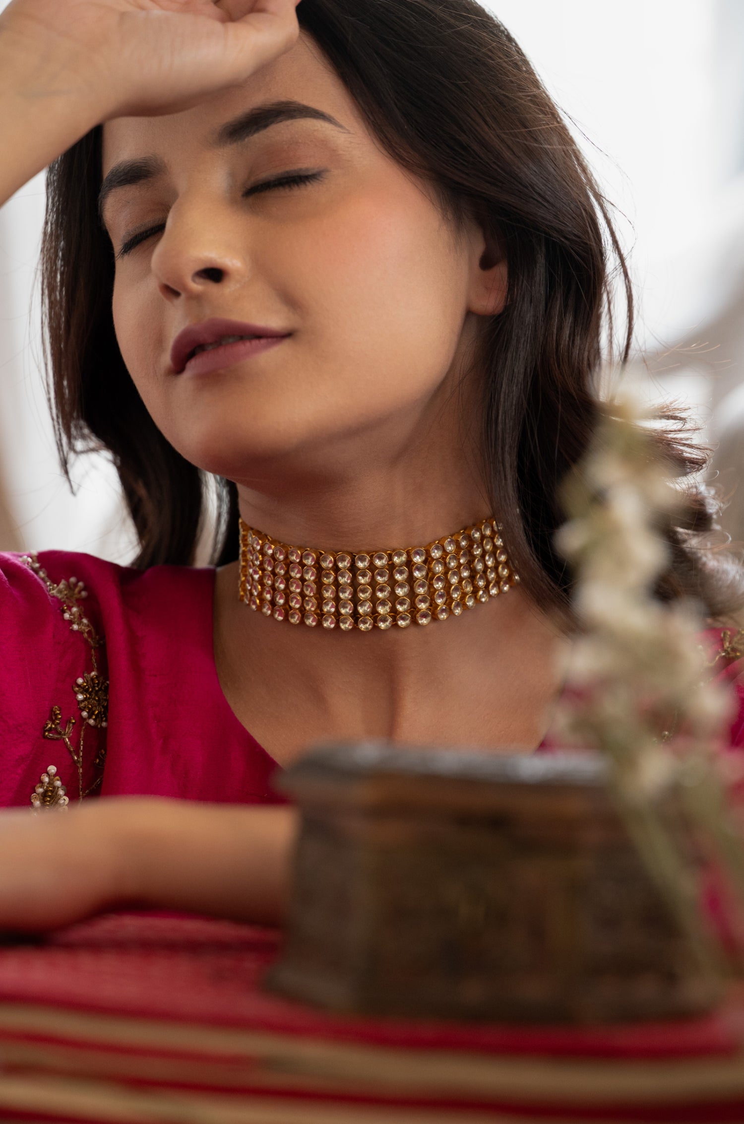 Azara Kundan Choker Necklace
