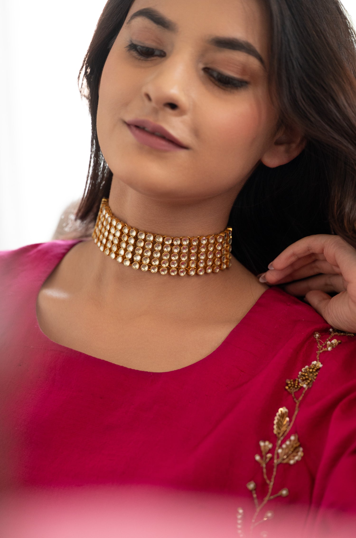 Azara Kundan Choker Necklace