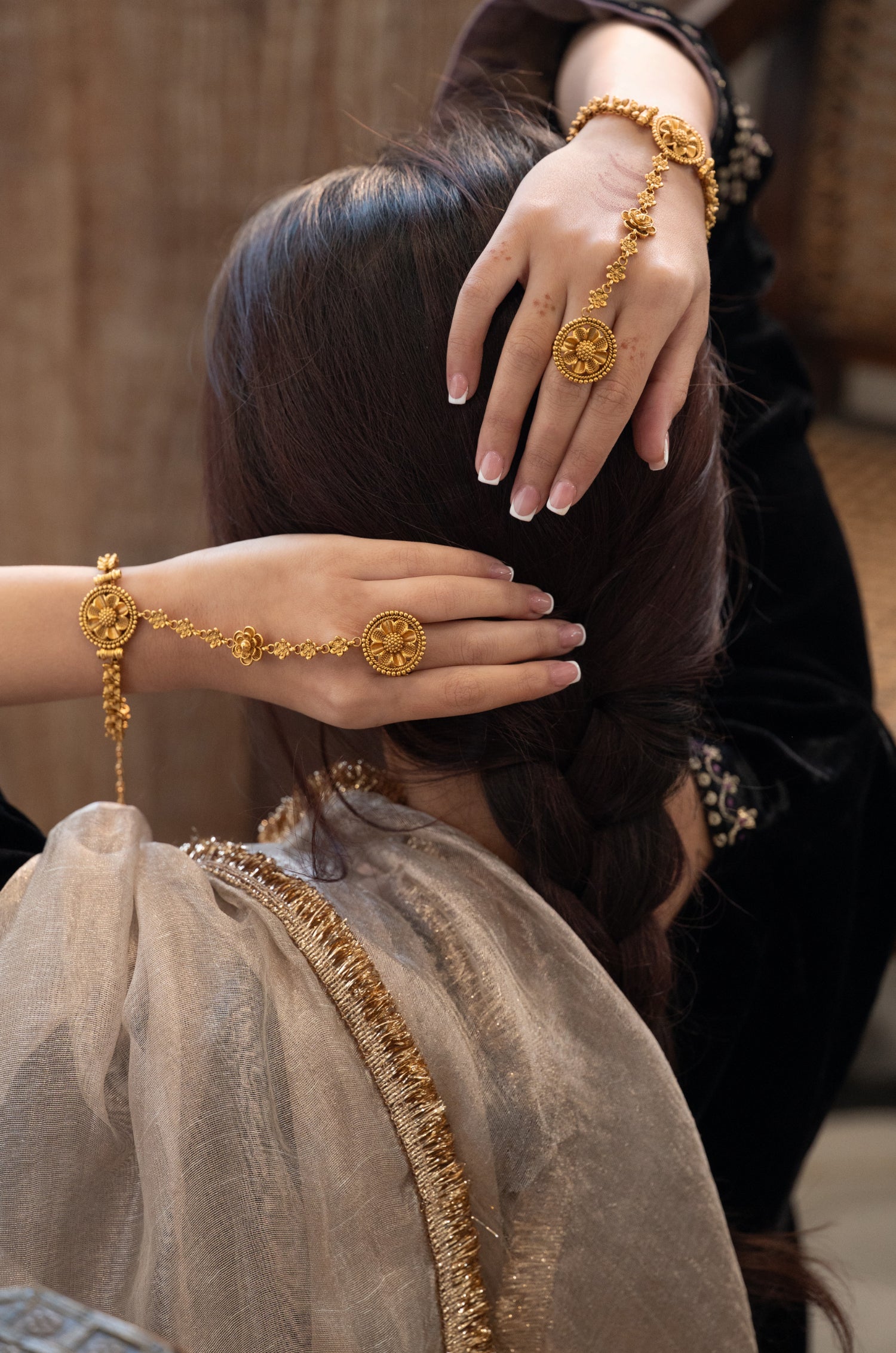Vibha Temple Hathphool Bracelet