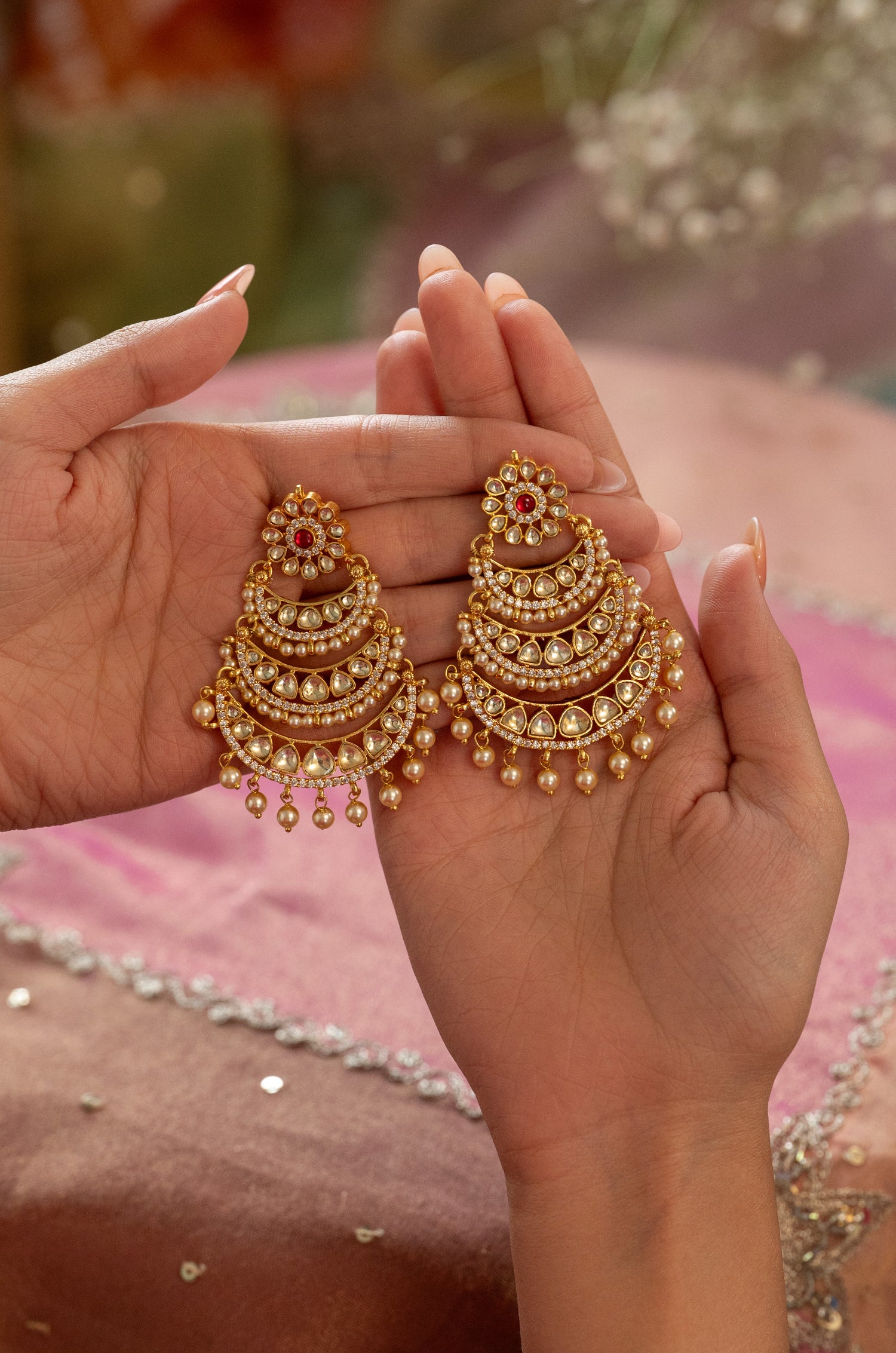 Alavya Kundan Earrings