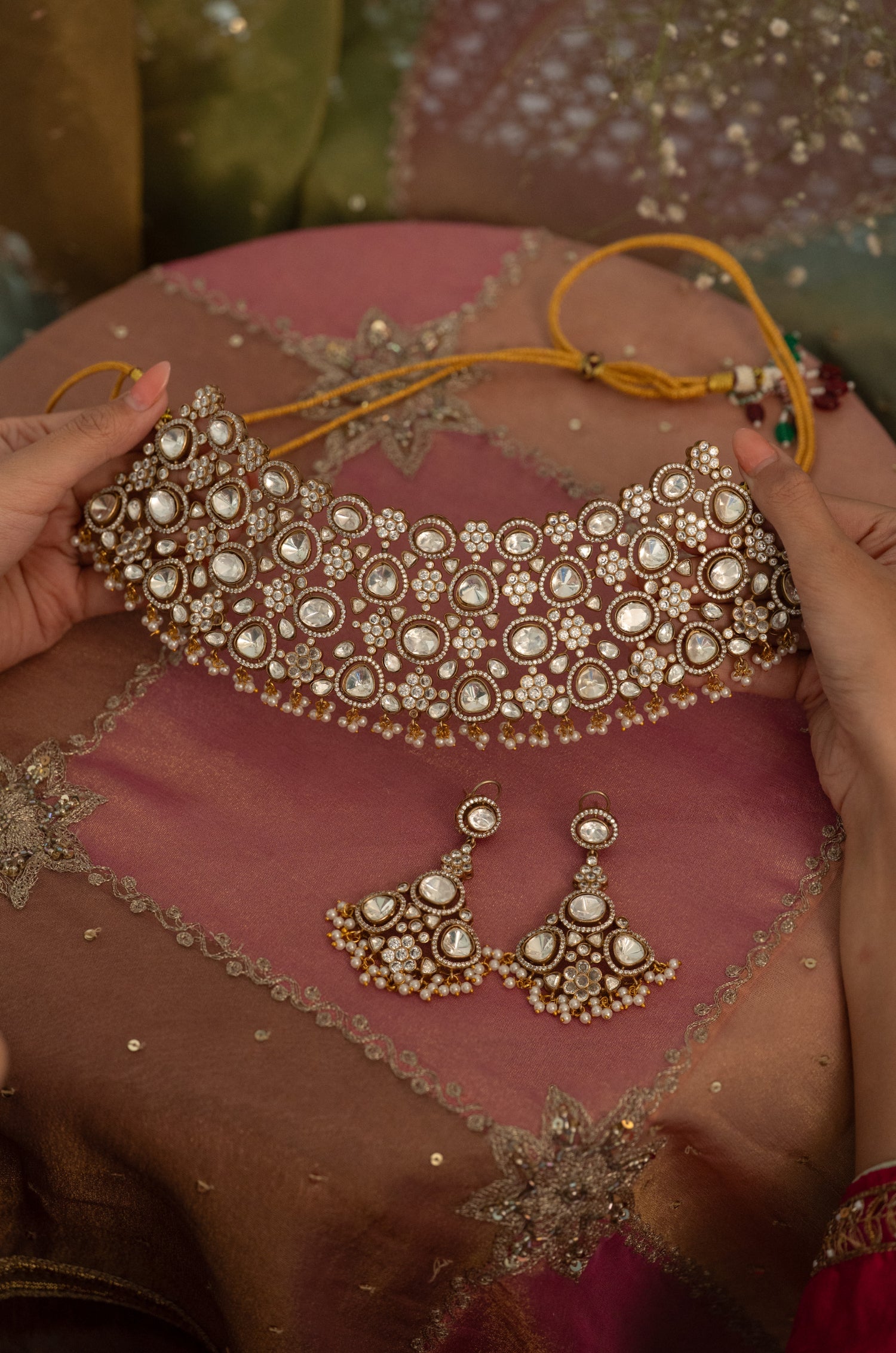 Sharanya Polki Necklace Set