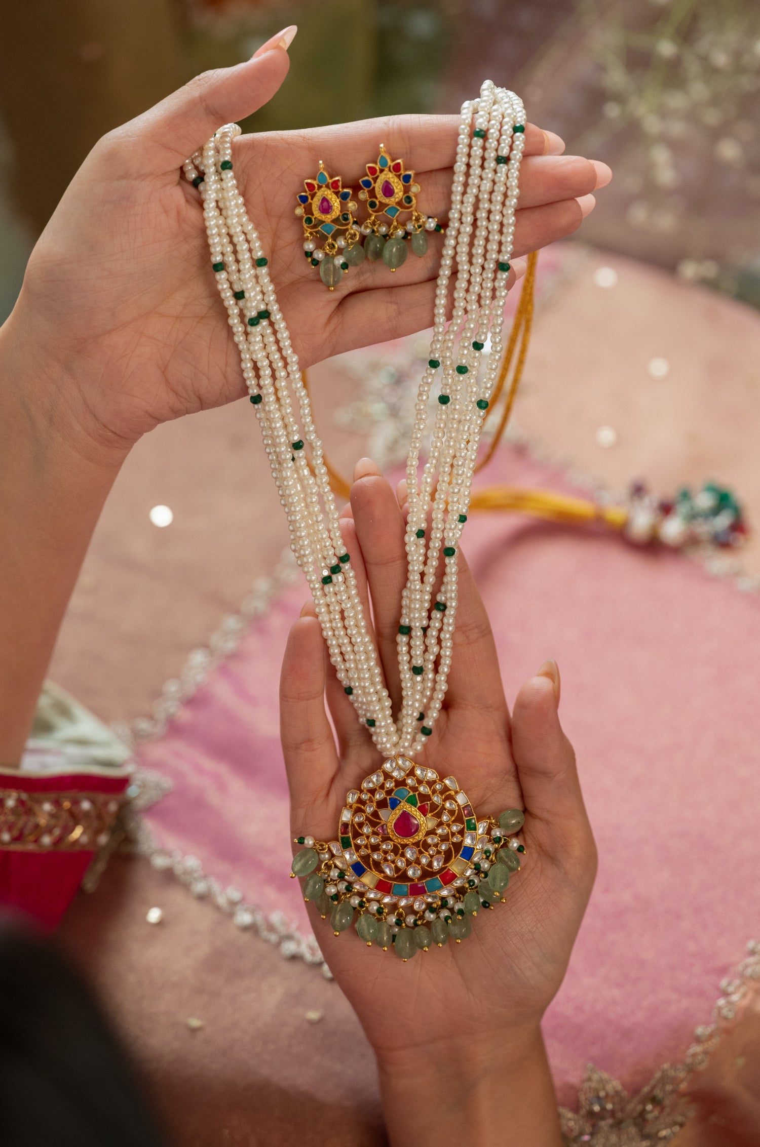 Zivara Multicolored Necklace Set