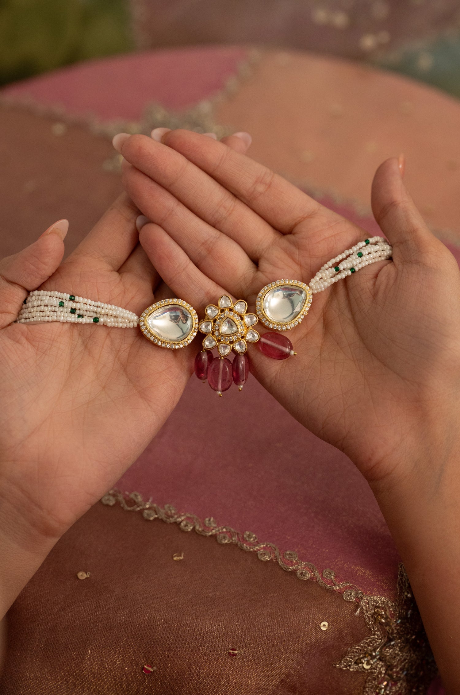 Kaveri Polki Choker Necklace