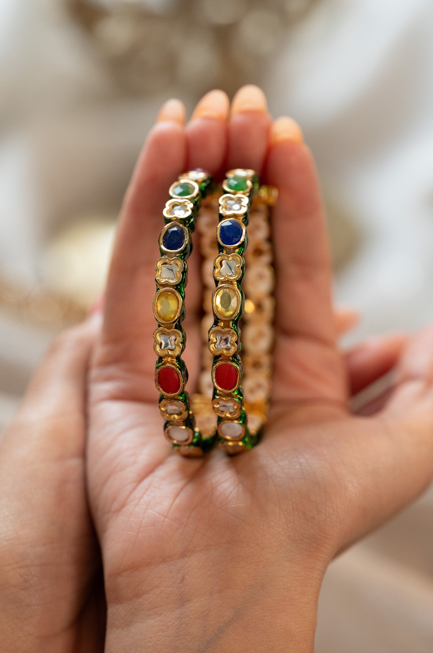 Vanisa Navrattan Bangles - Set of 2