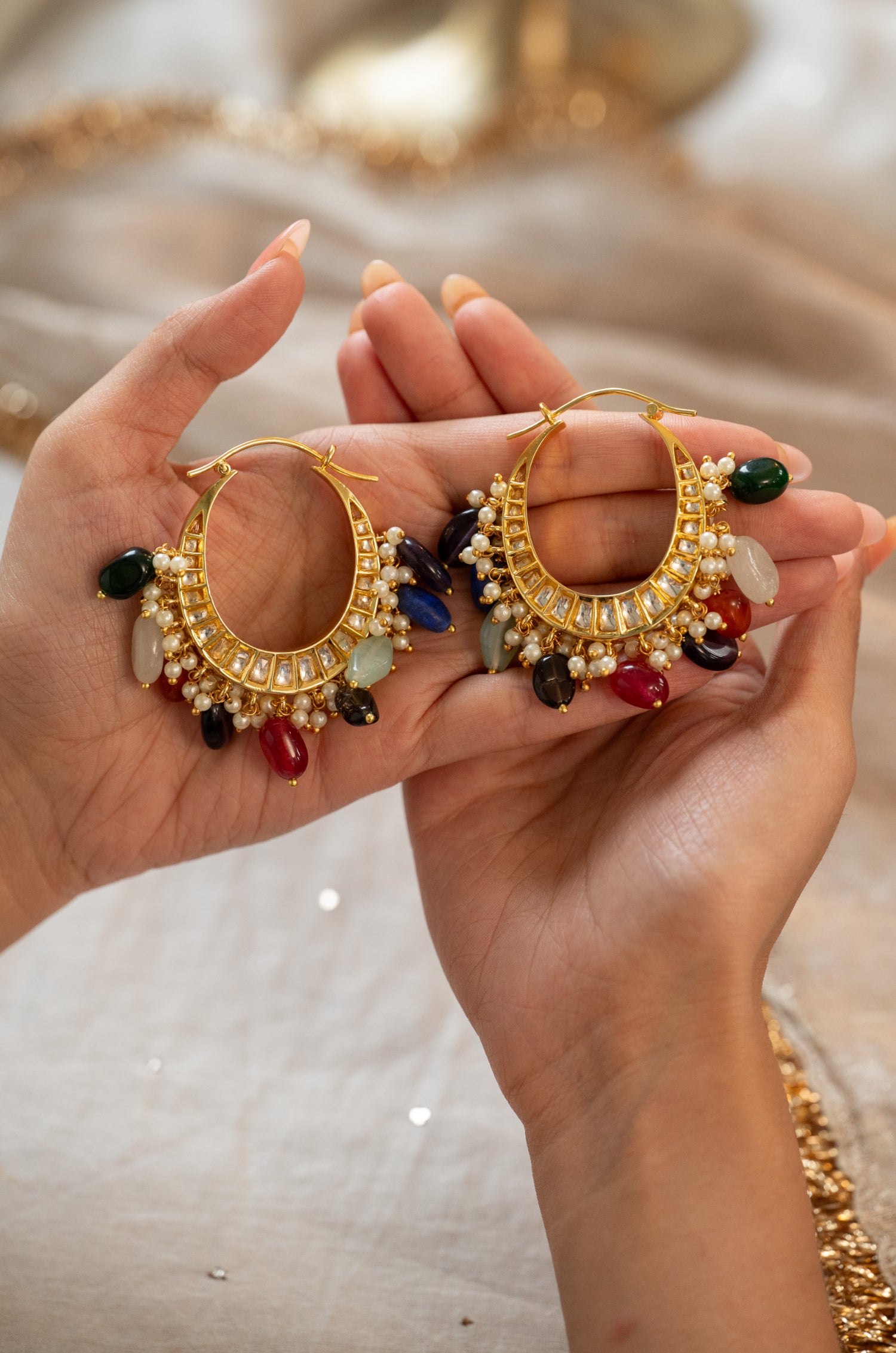 Param Multicolored Earrings