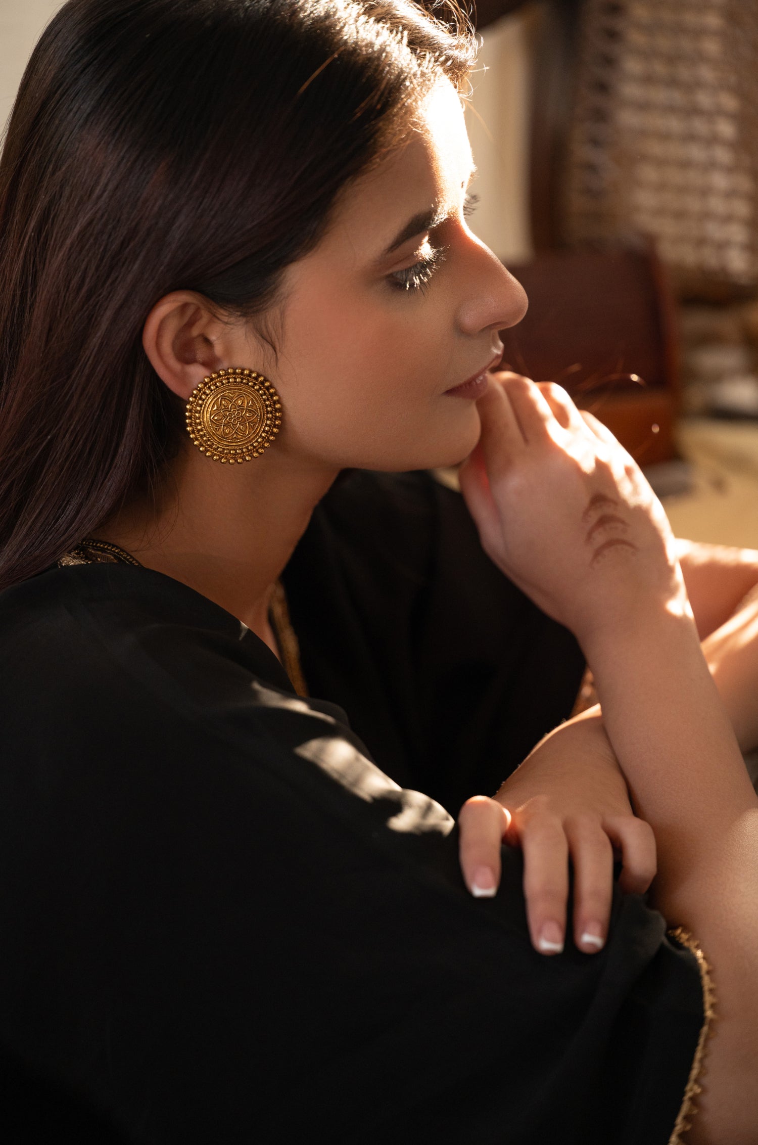 Kamakshi Temple Earrings